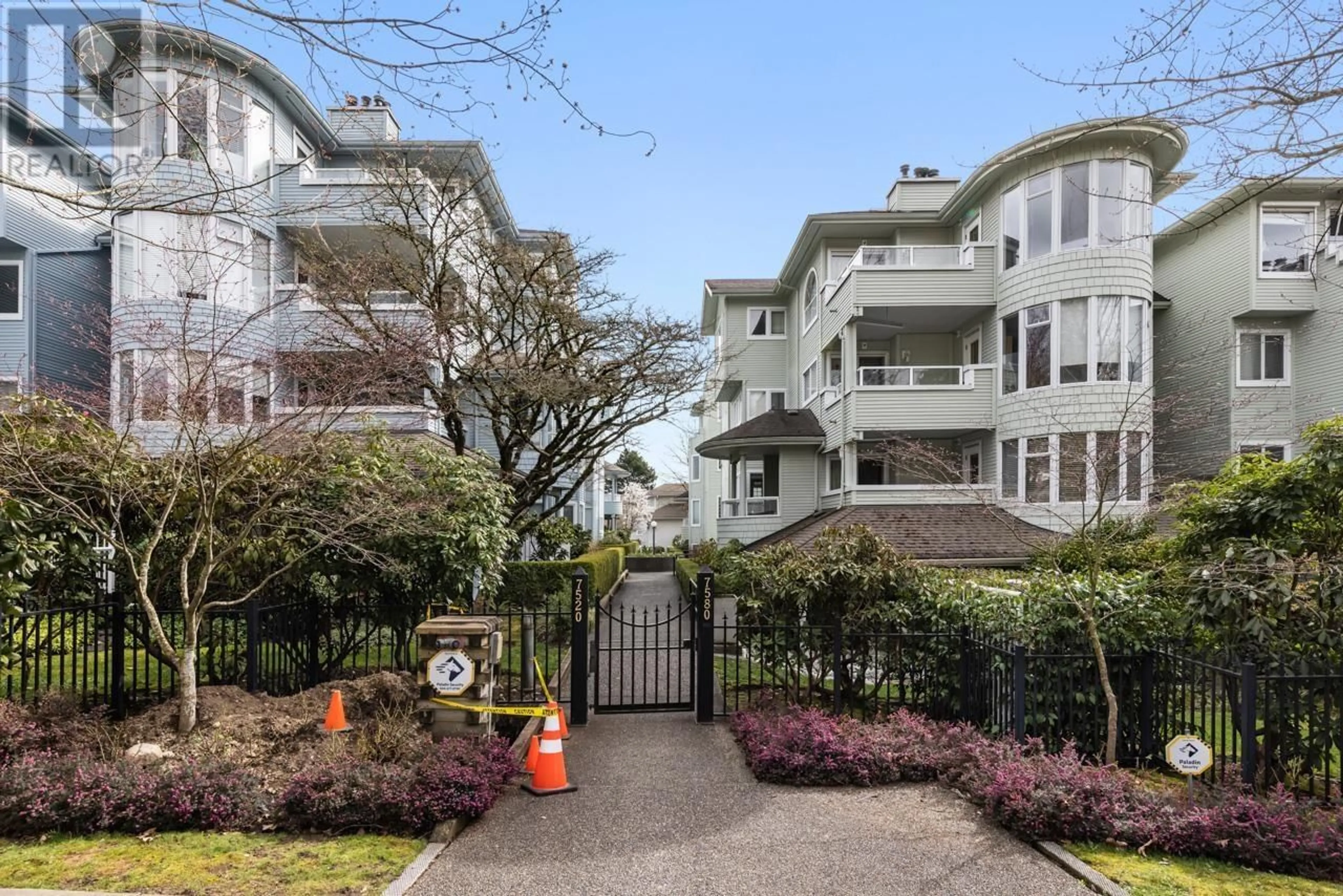 A pic from exterior of the house or condo, the front or back of building for 103 7520 COLUMBIA STREET, Vancouver British Columbia V5X4S8