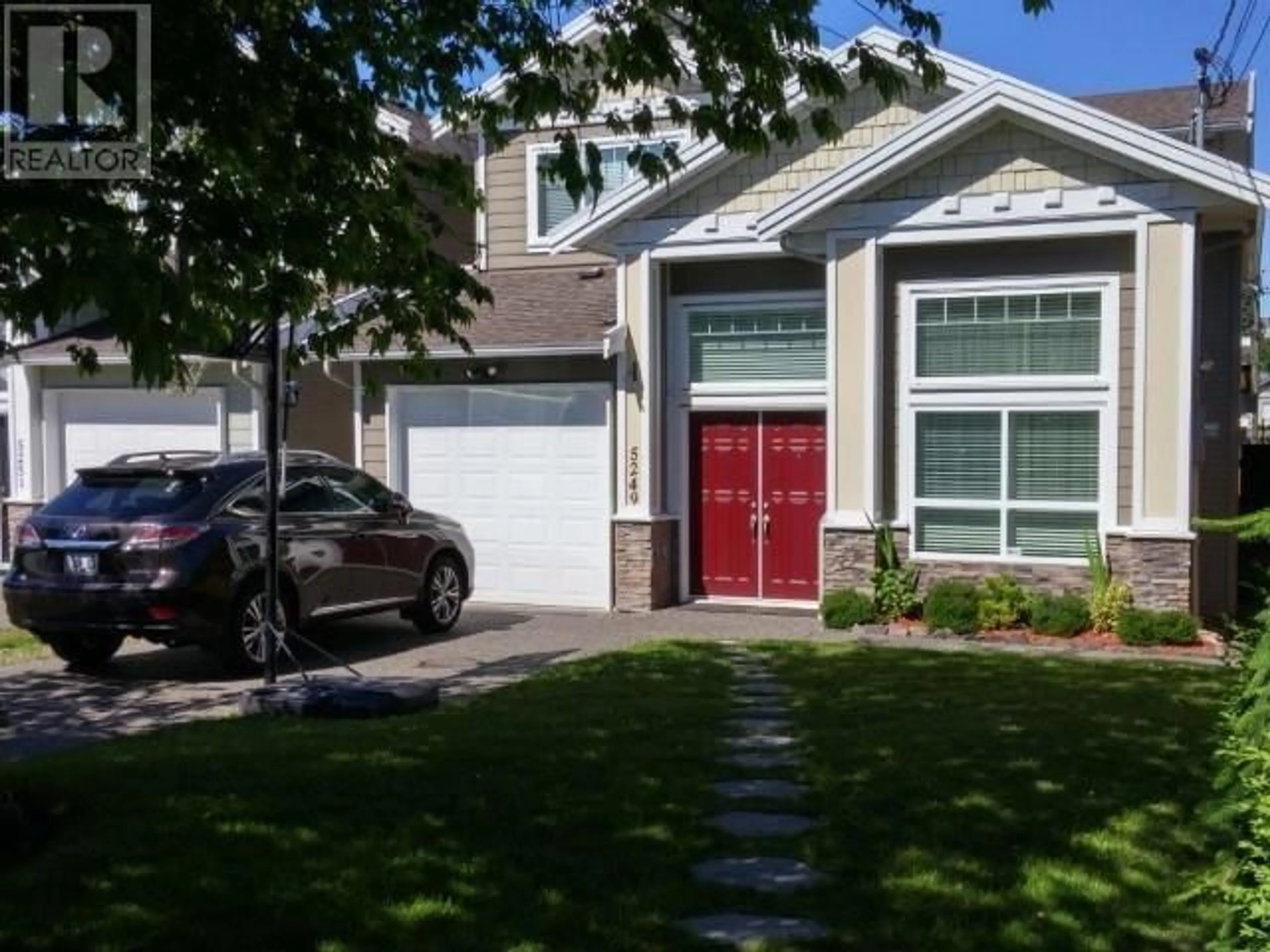 Home with vinyl exterior material, street for 5249 CHESHAM AVENUE, Burnaby British Columbia V5H2L1