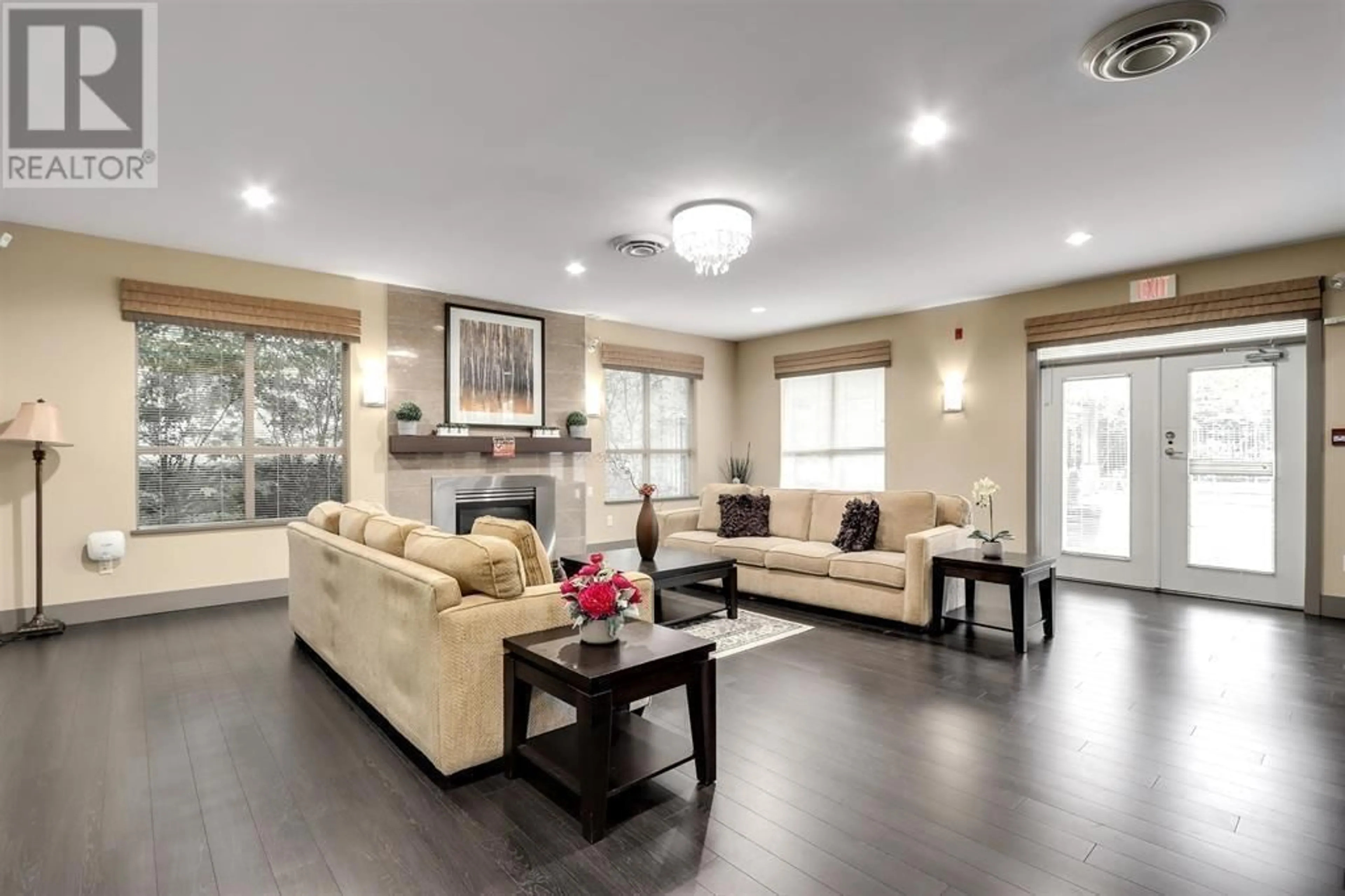 Living room, wood floors for 113 9199 TOMICKI AVENUE, Richmond British Columbia V6X0C4