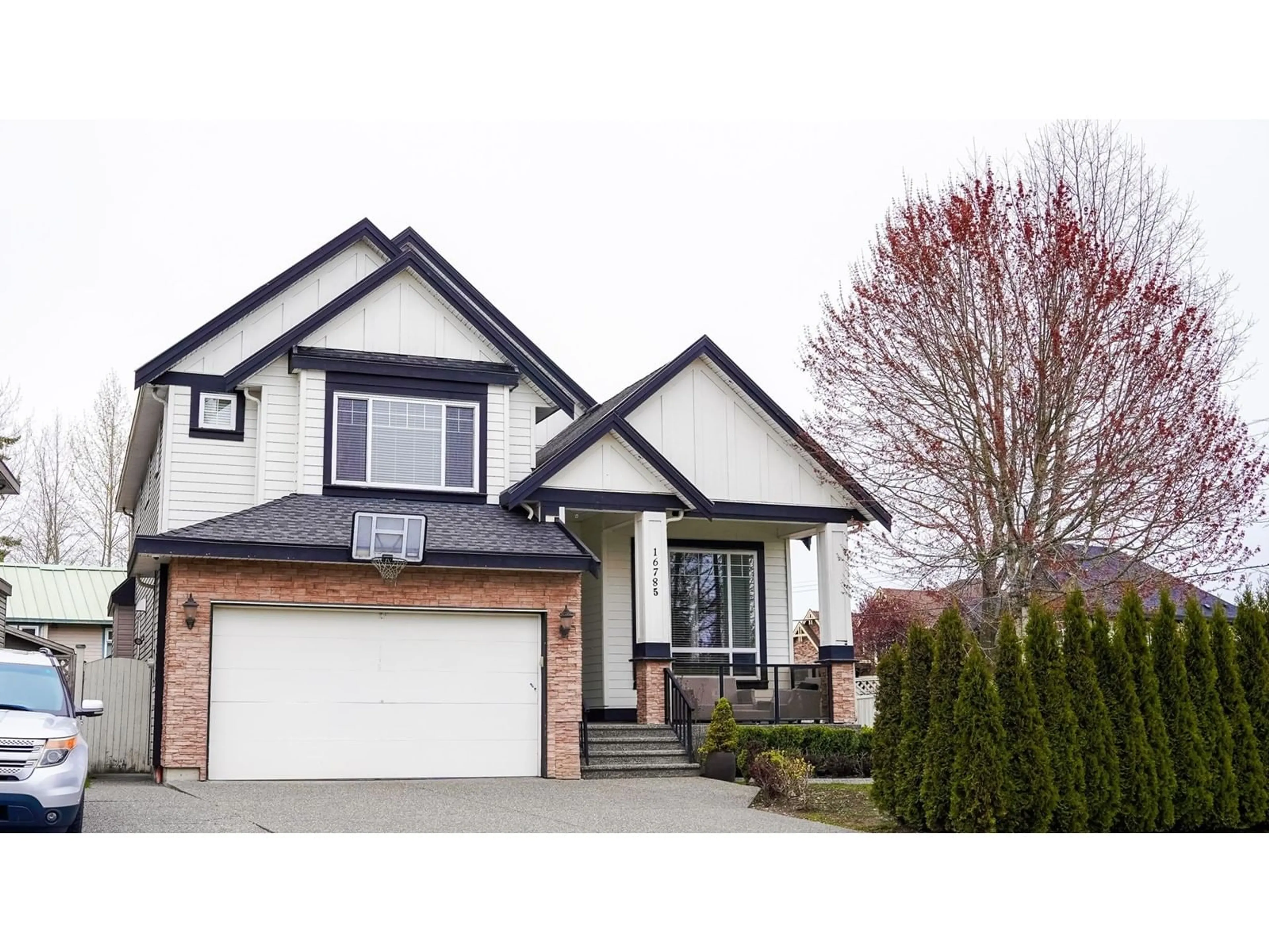 Frontside or backside of a home, the street view for 16785 58B AVENUE, Surrey British Columbia V3S2K3