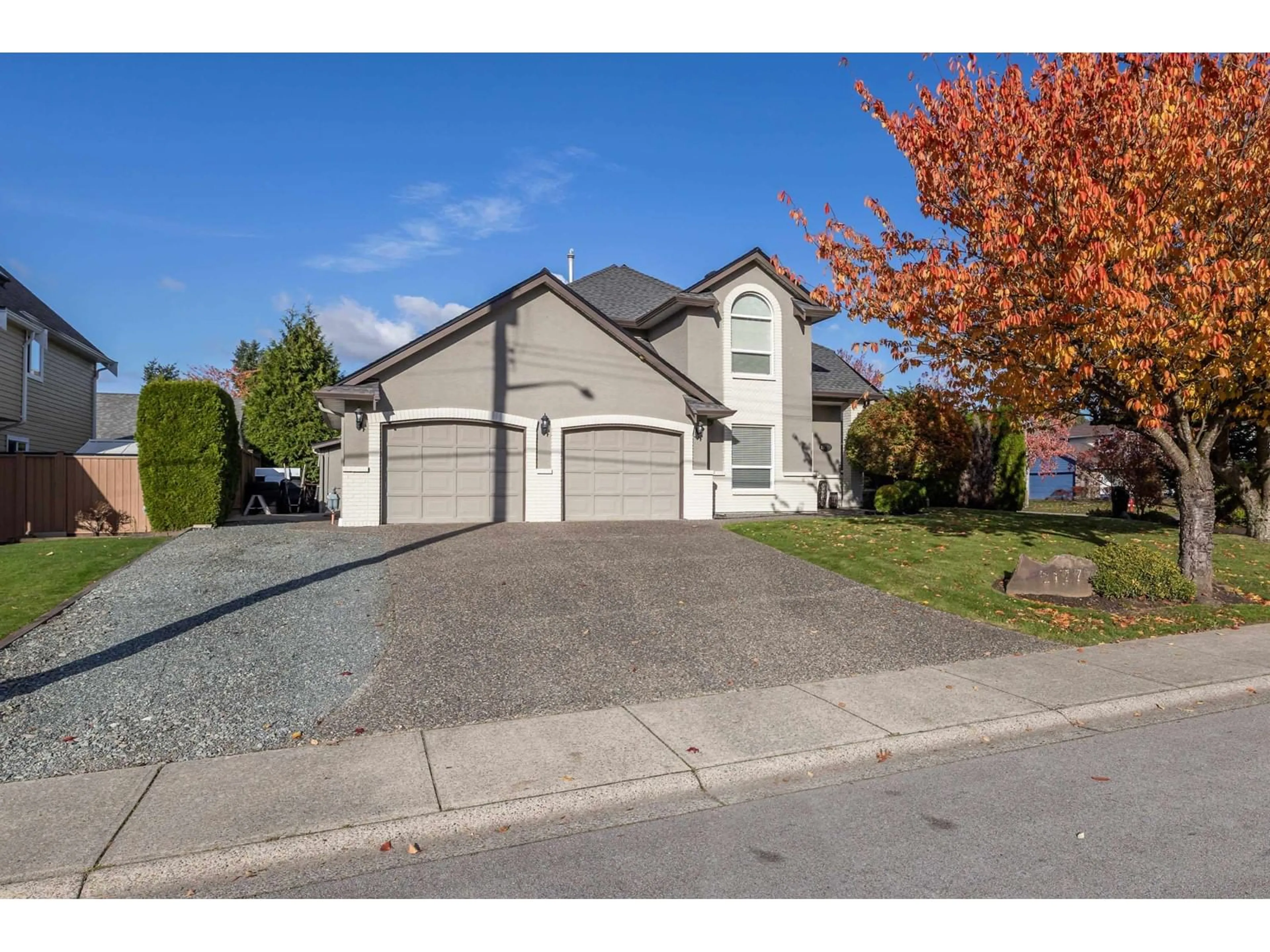 Frontside or backside of a home, the street view for 21777 44 AVENUE, Langley British Columbia V3A3E7