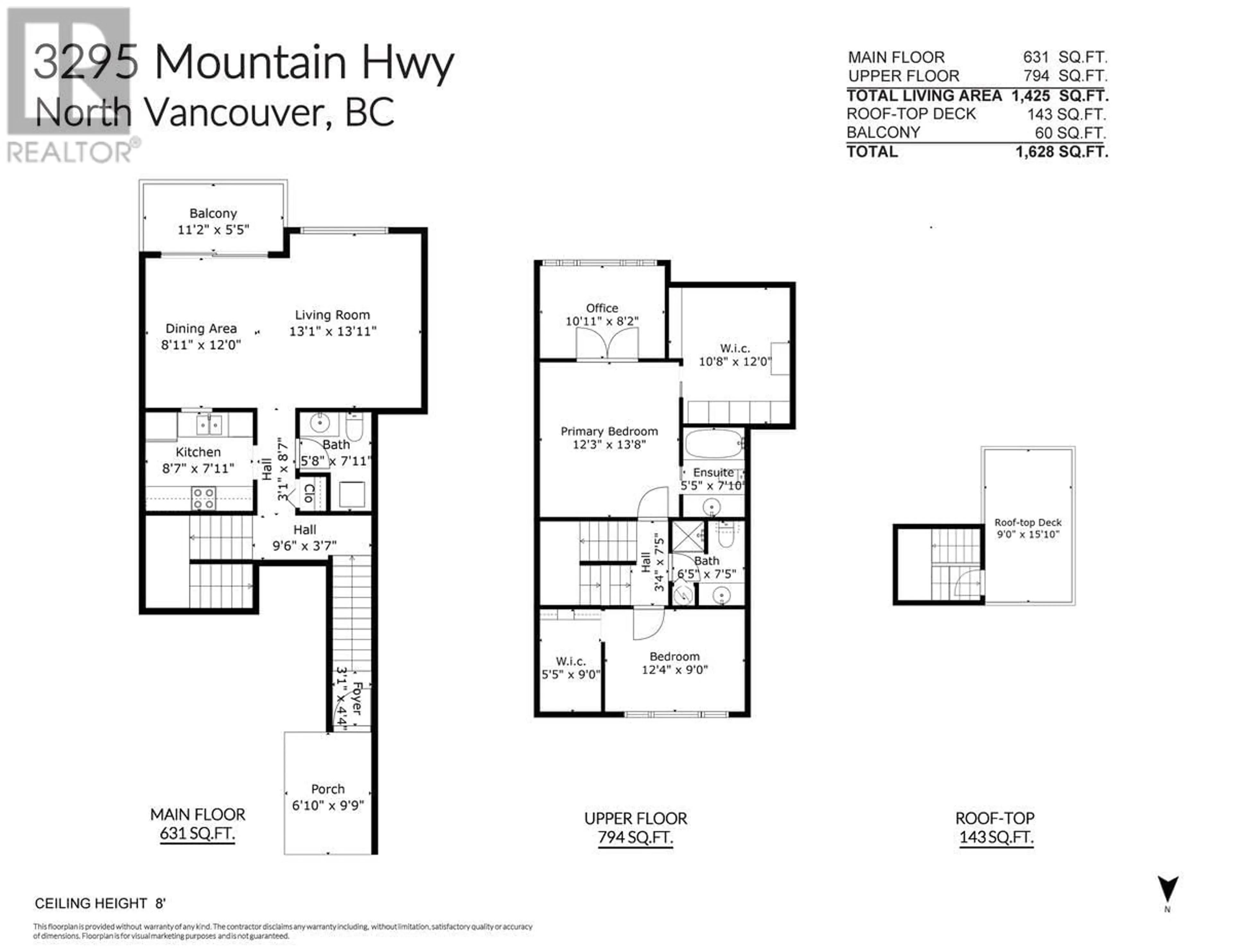 Floor plan for 3295 MOUNTAIN HIGHWAY, North Vancouver British Columbia V7K2H4