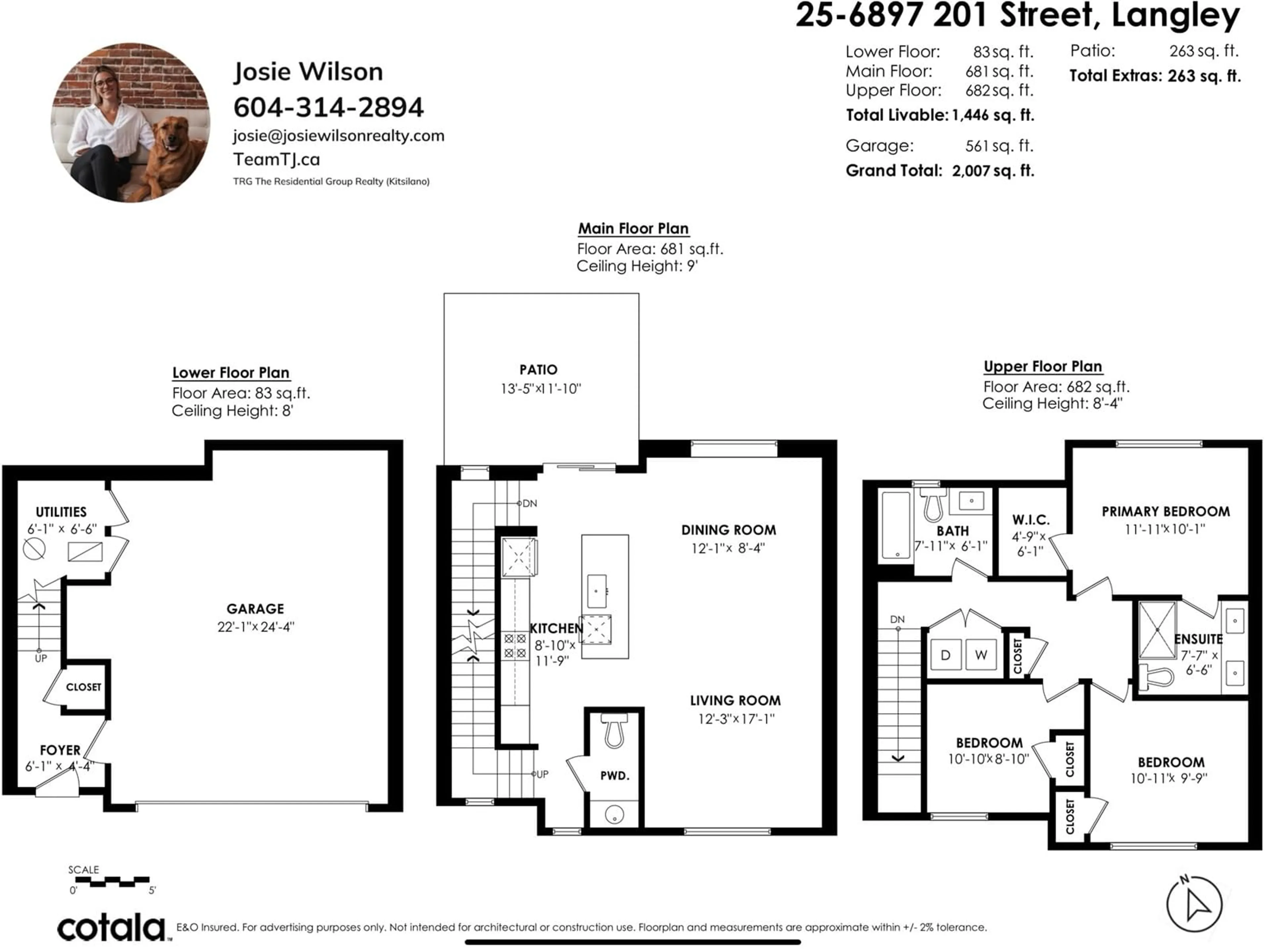 Floor plan for 25 6897 201 STREET, Langley British Columbia V2Y0Z3