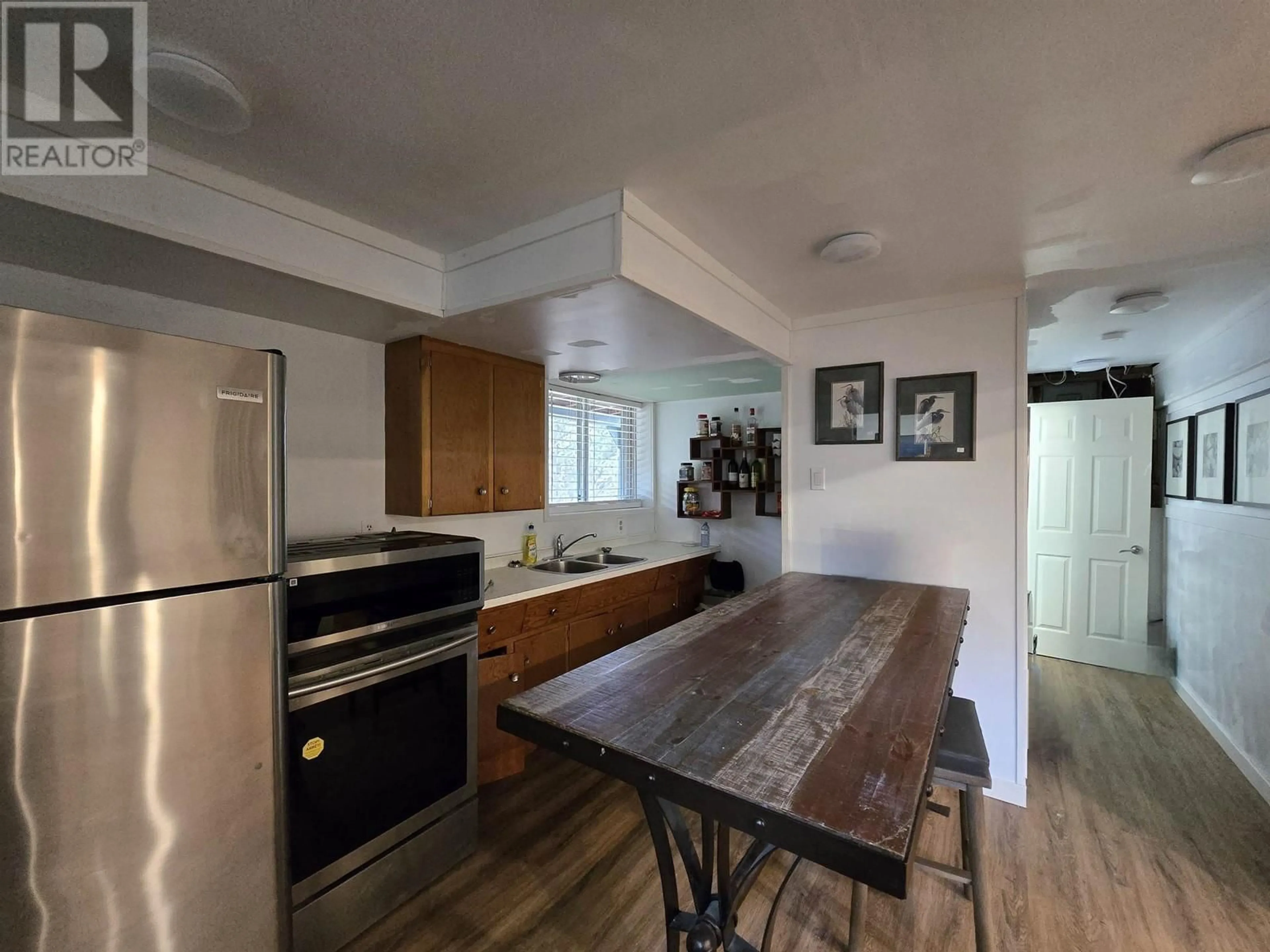 Kitchen, wood floors, cottage for 4353 N CLEAR ROAD, Williams Lake British Columbia V2G5A1