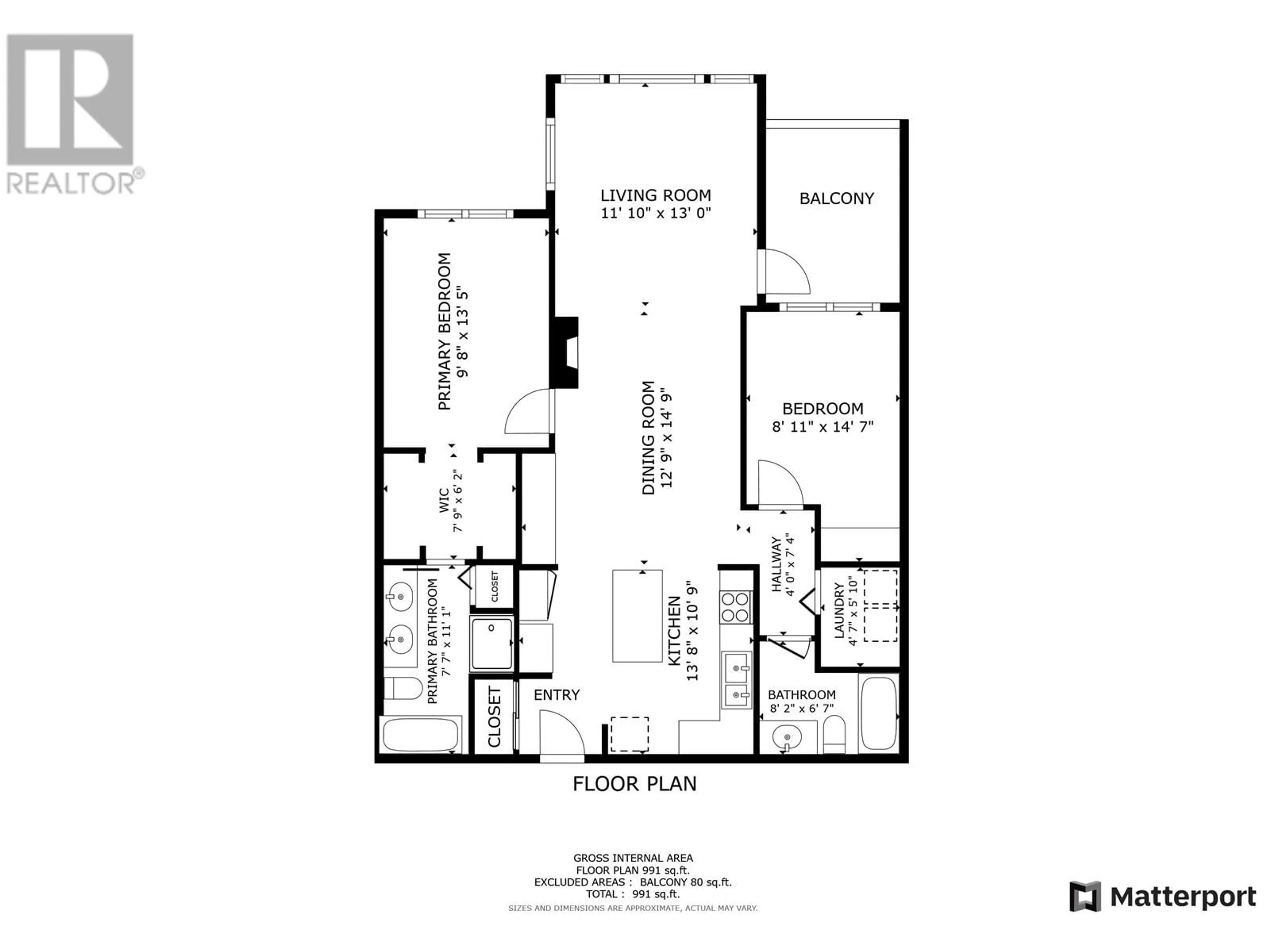 Floor plan for 312 19677 MEADOW GARDENS WAY, Pitt Meadows British Columbia V3Y0A2