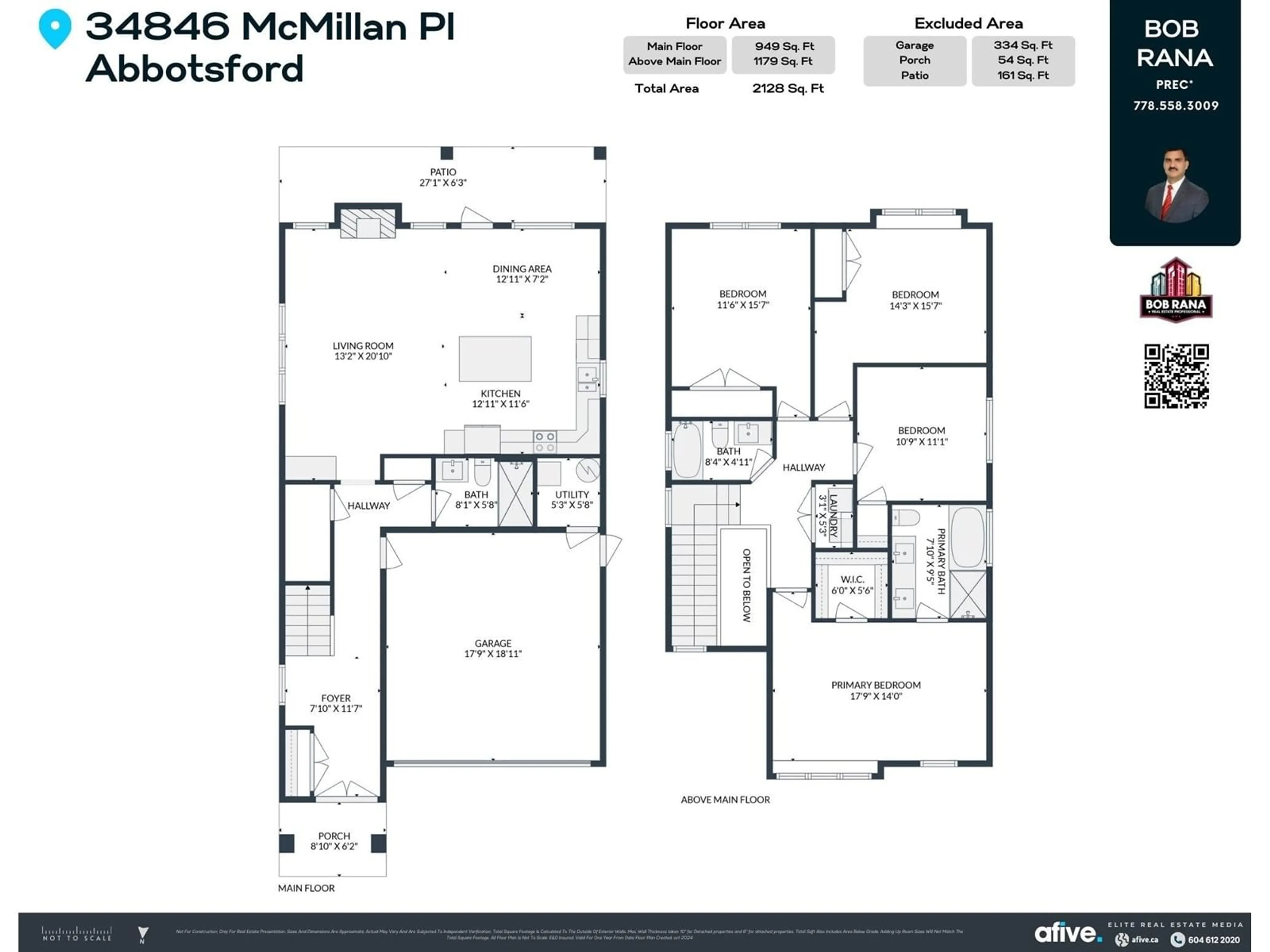 Floor plan for 34846 MCMILLAN PLACE, Abbotsford British Columbia V3G0E7