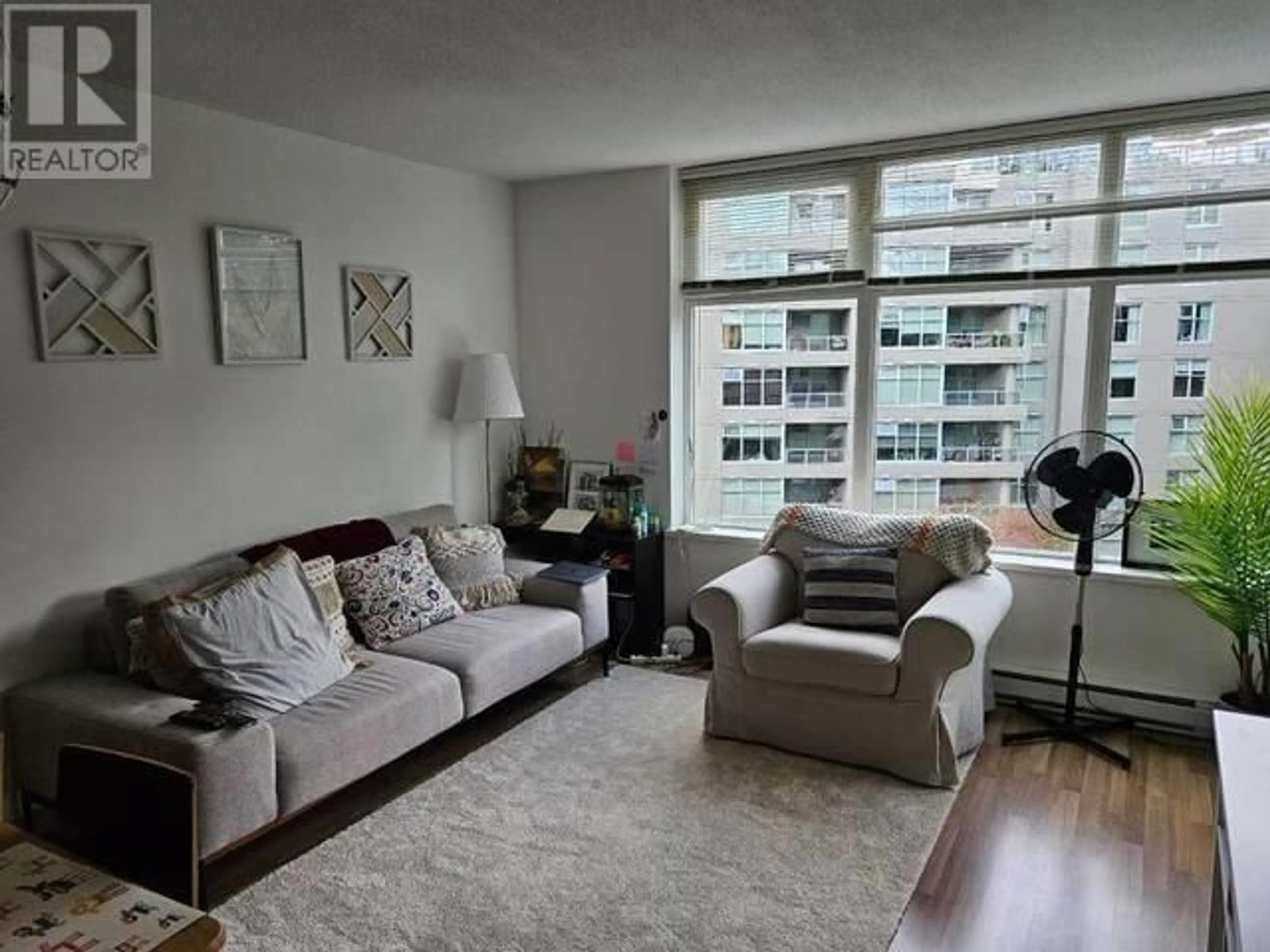 Living room, wood floors for 506 9262 UNIVERSITY CRESCENT, Burnaby British Columbia V5A0A4