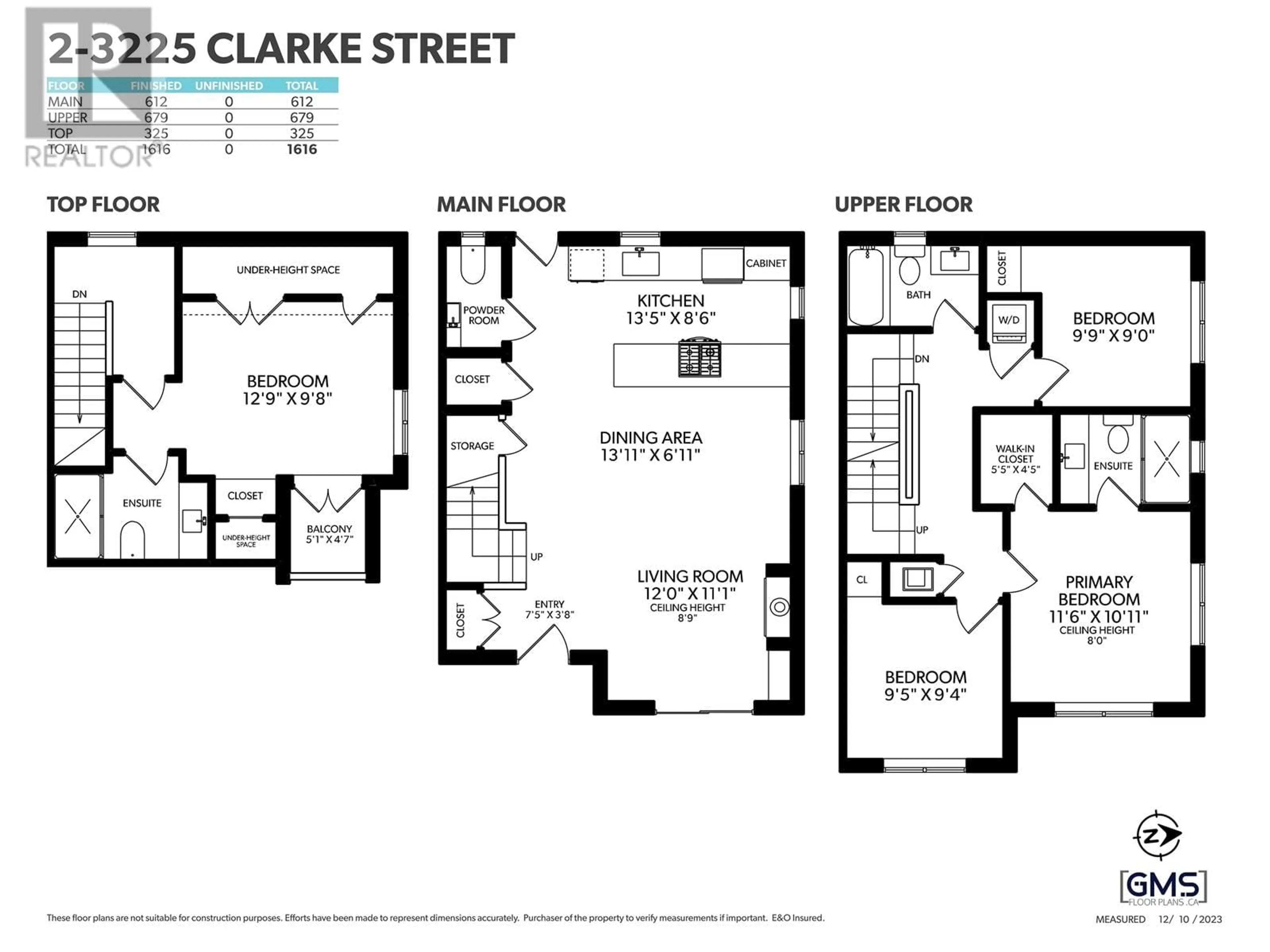 Floor plan for 3225 CLARK DRIVE, Vancouver British Columbia V5V4Y1