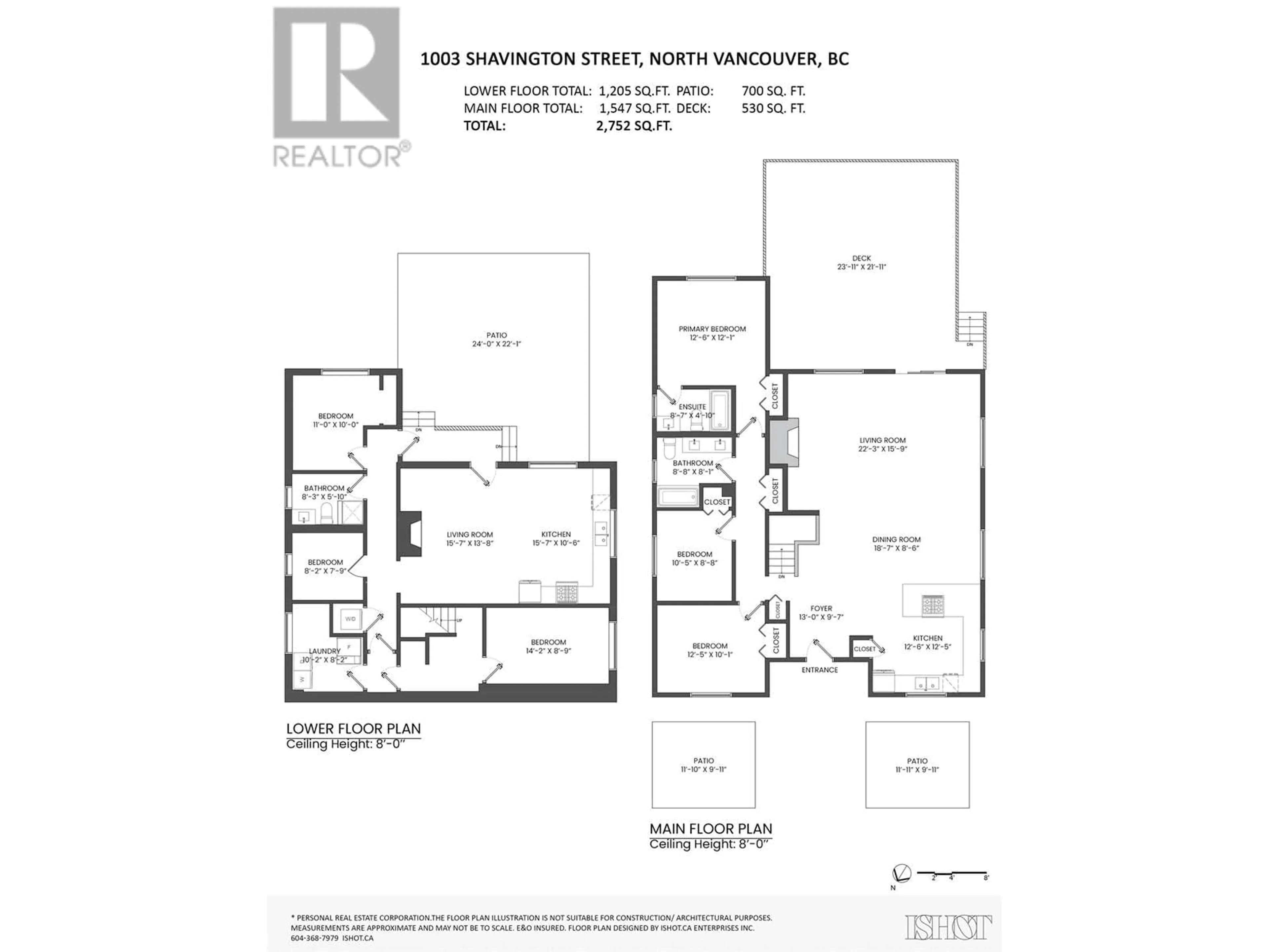 Floor plan for 1003 SHAVINGTON STREET, North Vancouver British Columbia V7L1K7