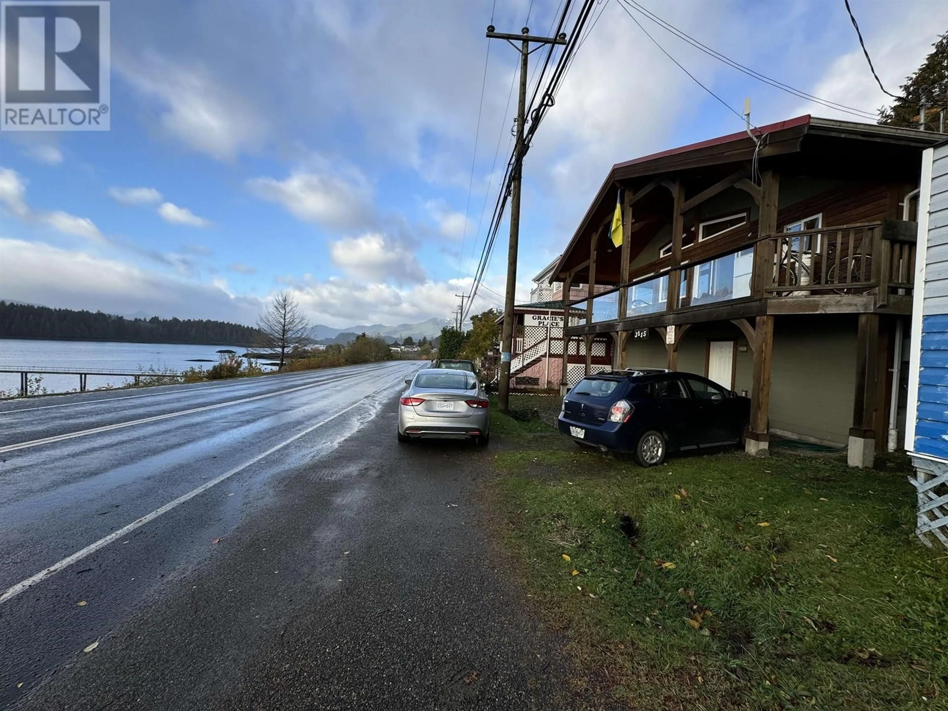 A pic from exterior of the house or condo, the street view for 3115 OCEANVIEW DRIVE, Daajing Giids City British Columbia V0T1S0