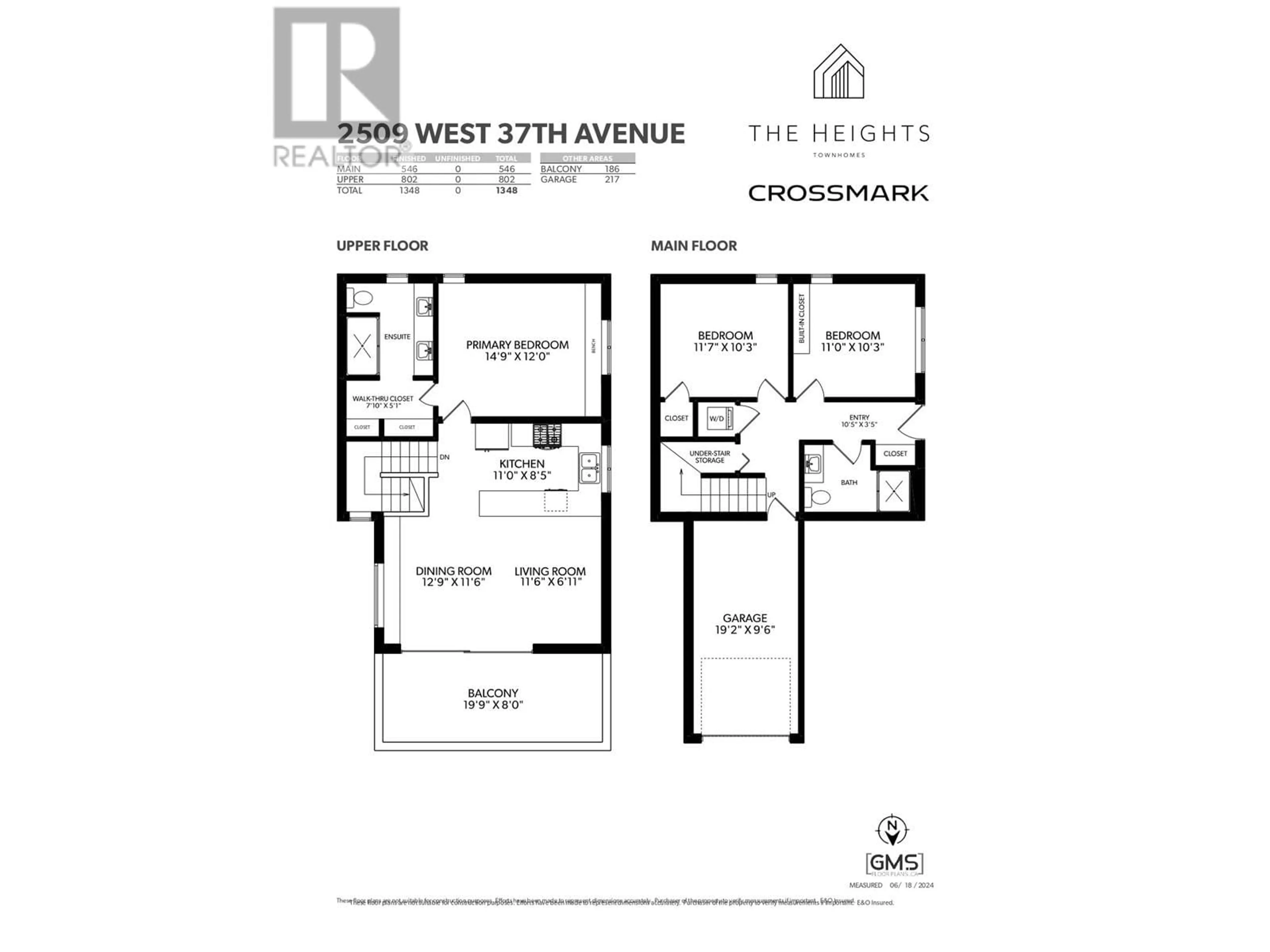 Floor plan for 2509 W 37TH AVENUE, Vancouver British Columbia V6N2T3