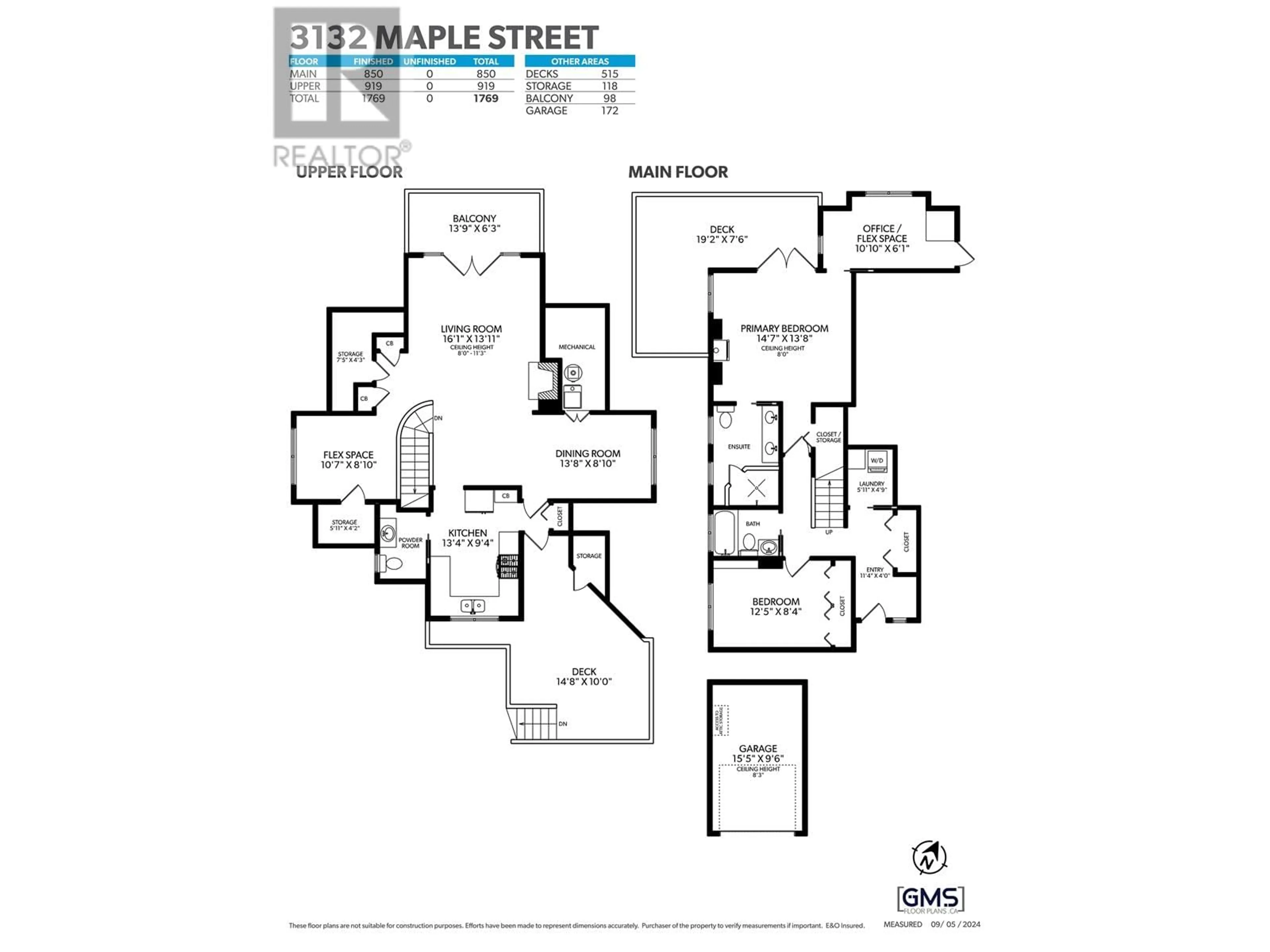 Floor plan for 3132 MAPLE STREET, Vancouver British Columbia V6J4X3