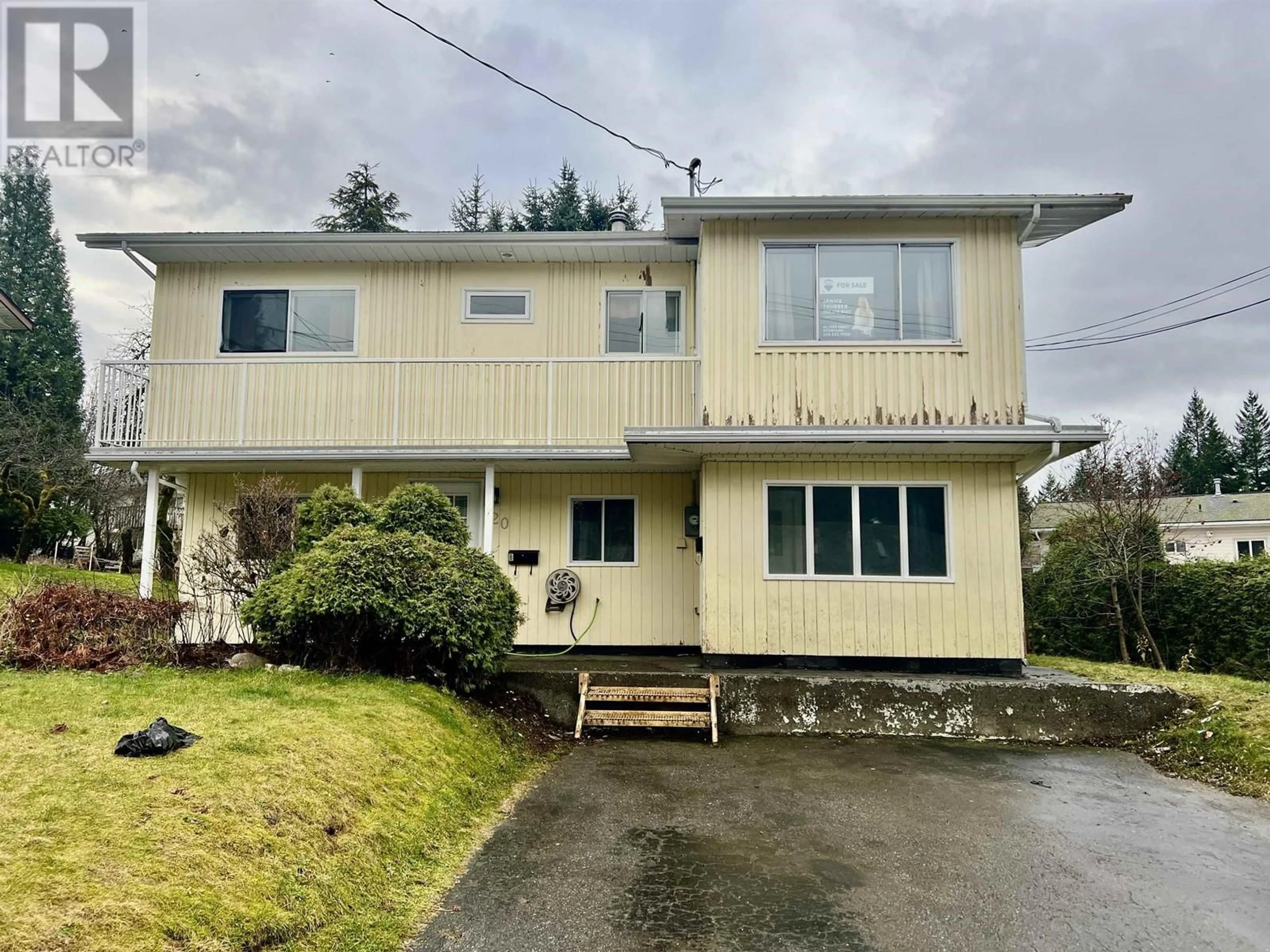 Home with vinyl exterior material, street for 20 BRANT STREET, Kitimat British Columbia V8C1R6