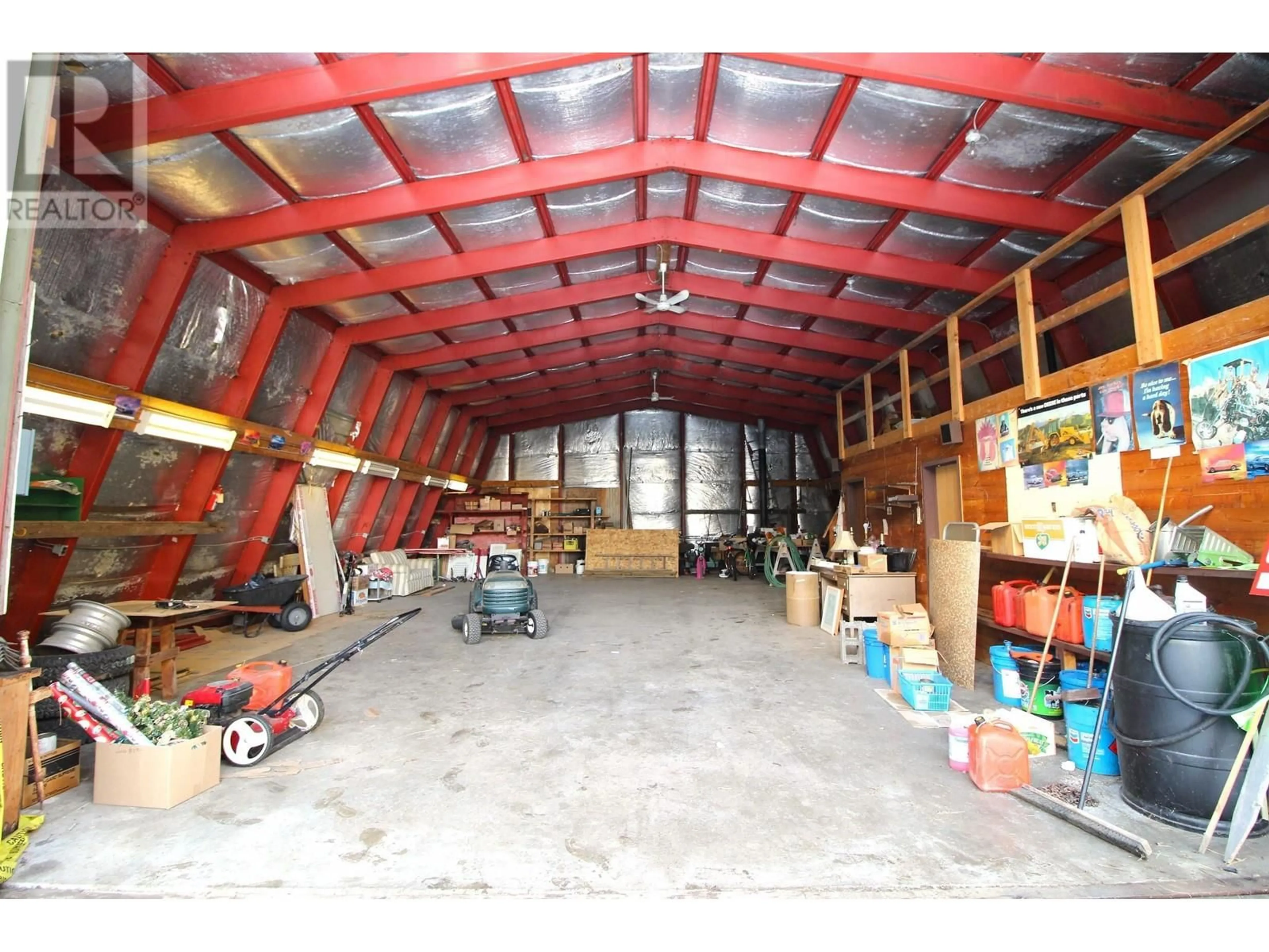 Indoor garage, cement floor for 1010 LUND ROAD, Houston British Columbia V0J1Z1