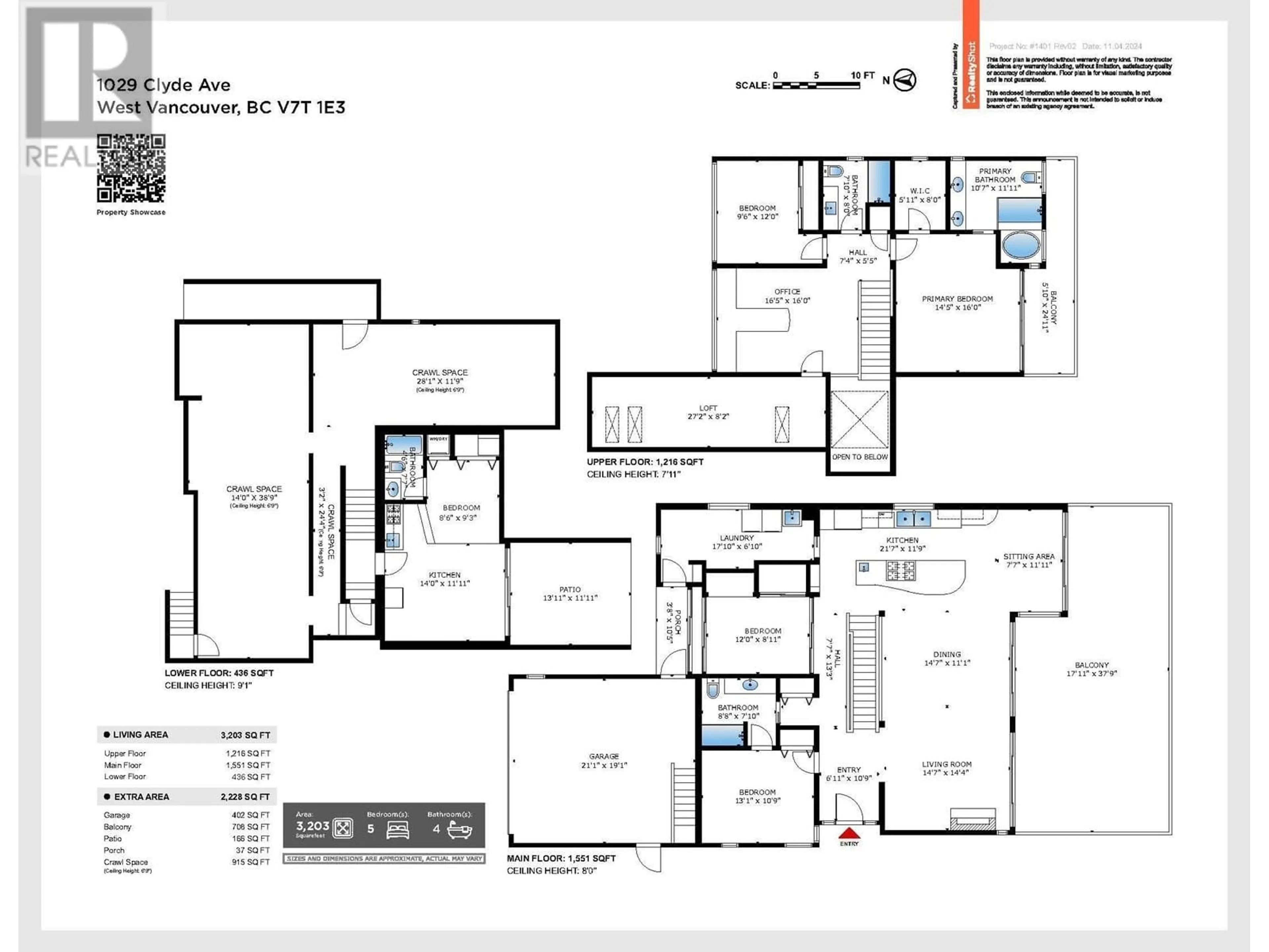 Floor plan for 1029 CLYDE AVENUE, West Vancouver British Columbia V7T1E3