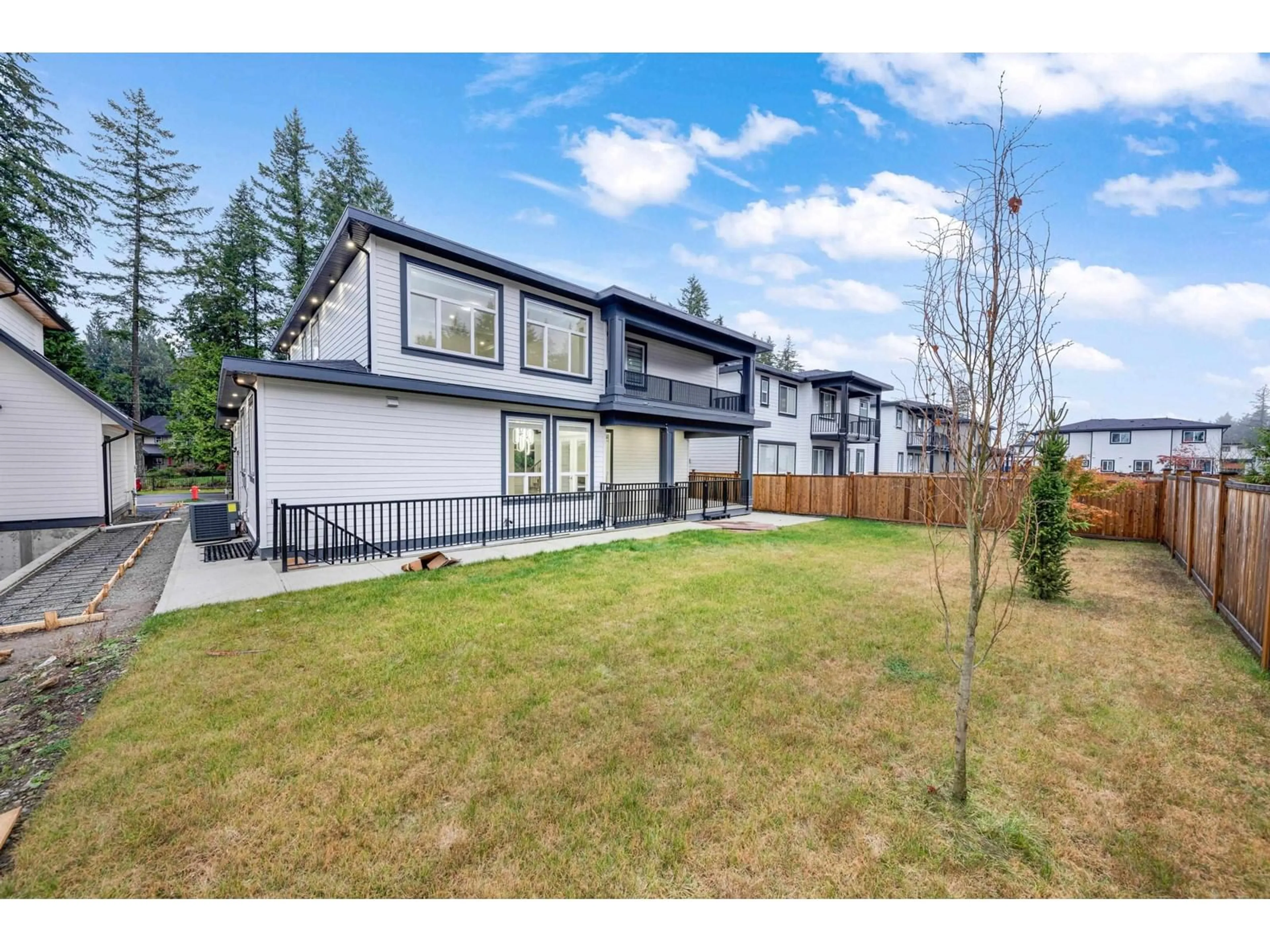 Frontside or backside of a home, the fenced backyard for 20149 27 AVENUE, Langley British Columbia V2Z0B6