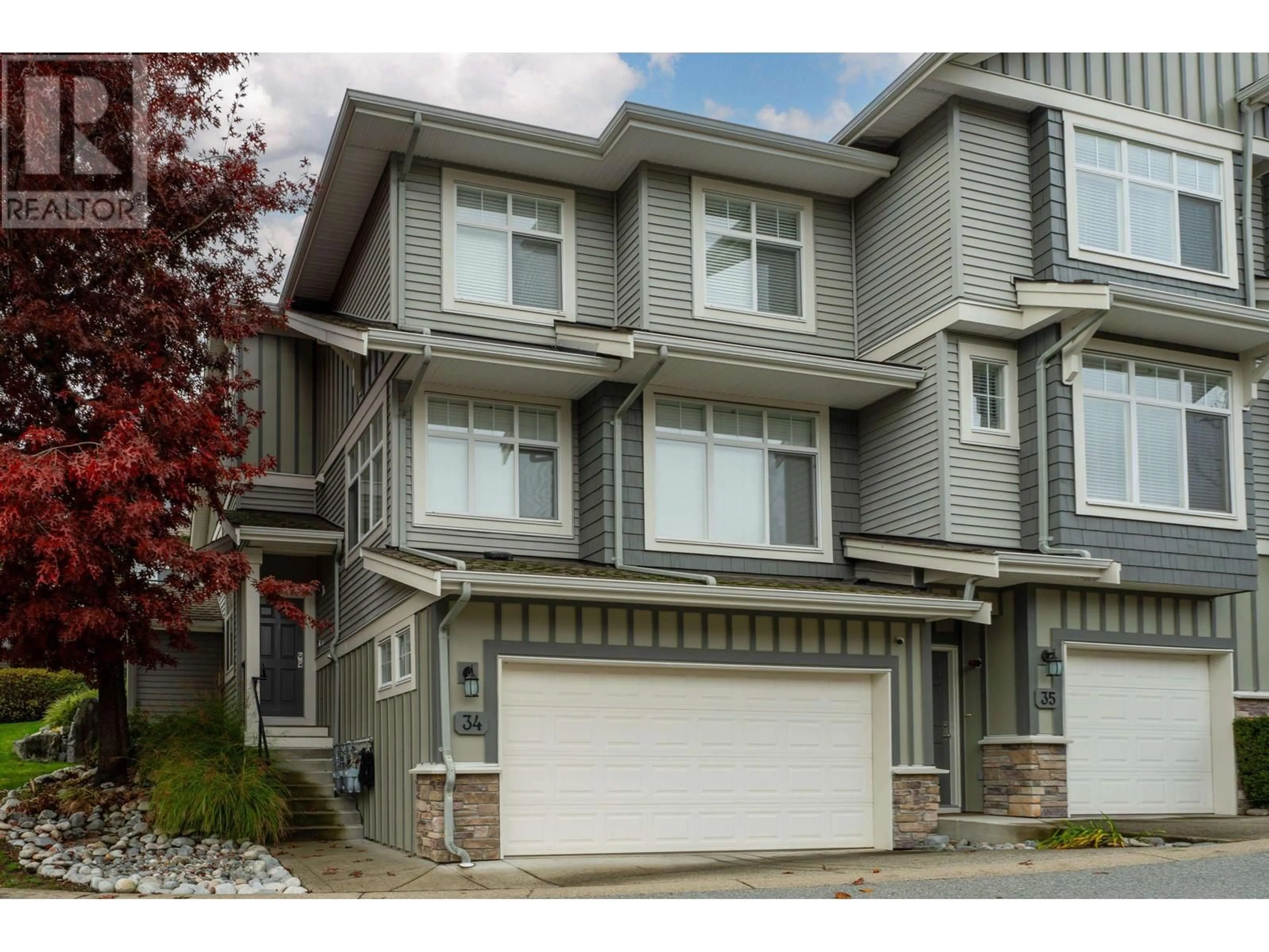 A pic from exterior of the house or condo, the street view for 34 11282 COTTONWOOD DRIVE, Maple Ridge British Columbia V2X8W7