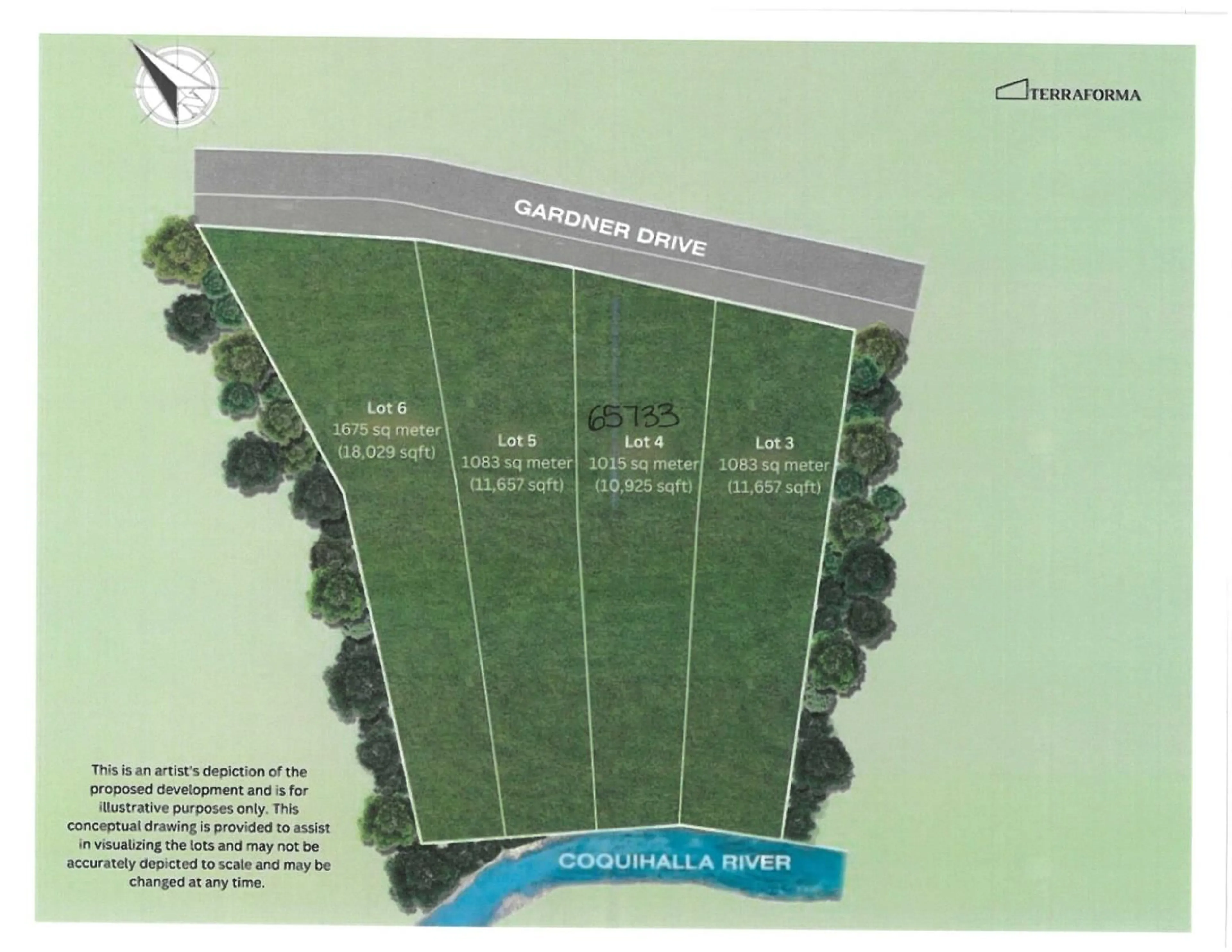 Picture of a map for 65733 GARDNER DRIVE, Hope British Columbia V0X1L1