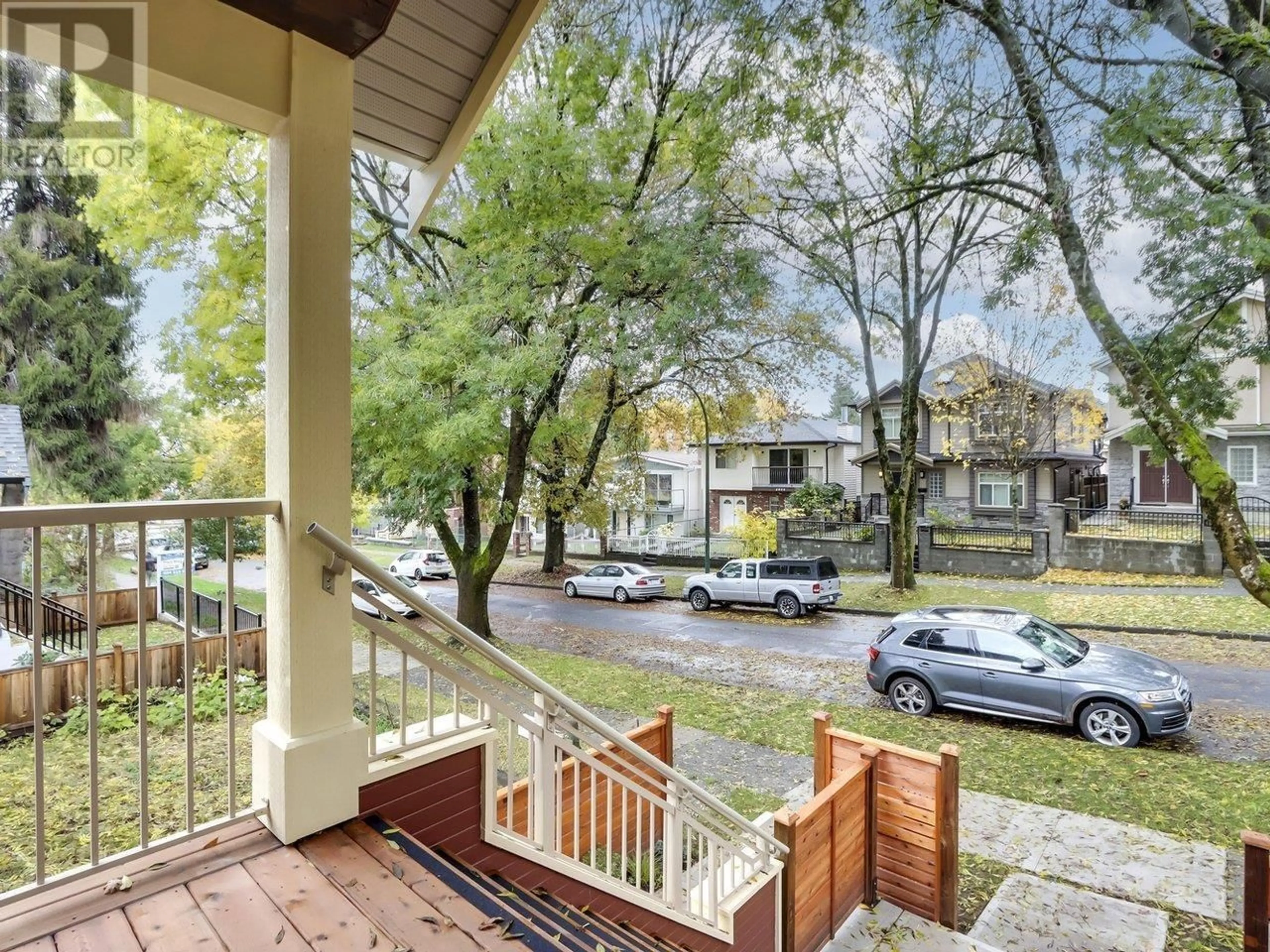 A pic from exterior of the house or condo, the fenced backyard for 4869 LANARK STREET, Vancouver British Columbia V5N3S1