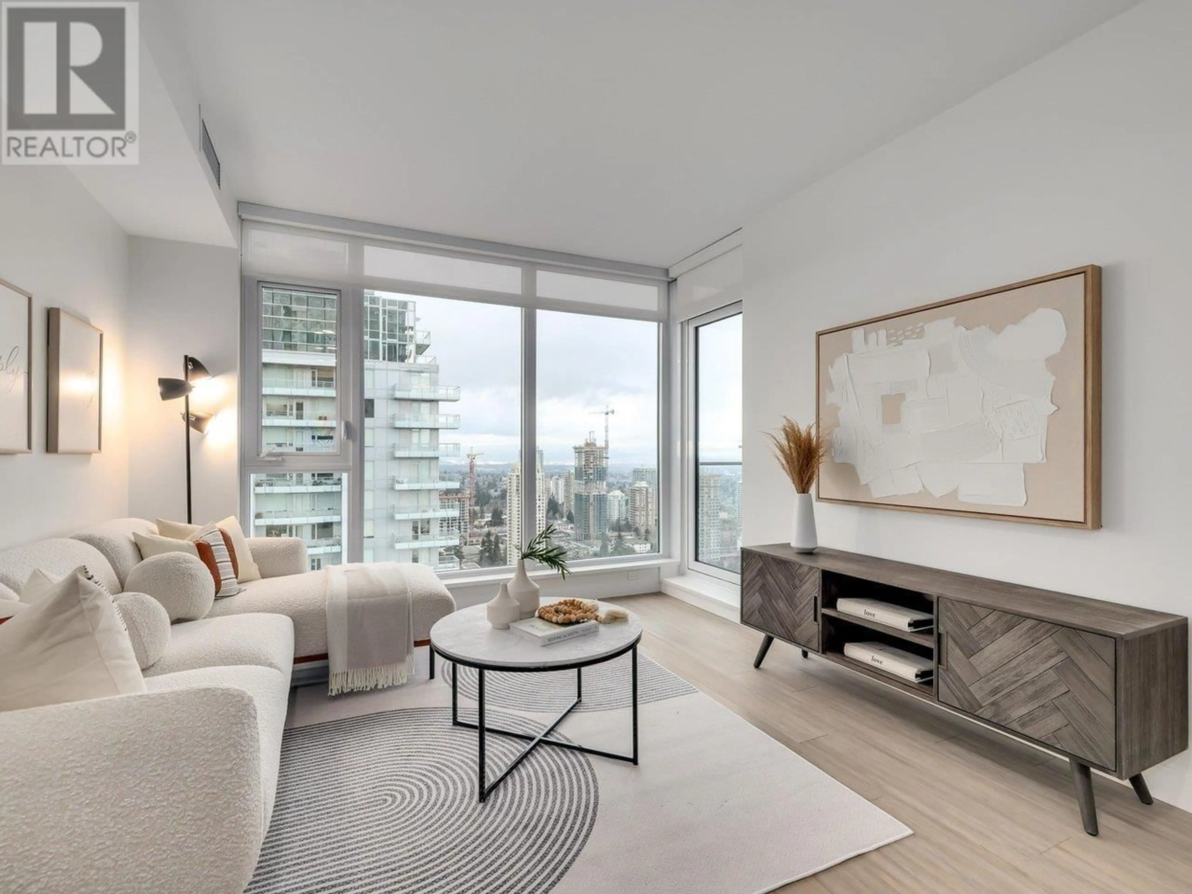 Living room, wood floors for 3101 4458 BERESFORD STREET, Burnaby British Columbia V5H0J1