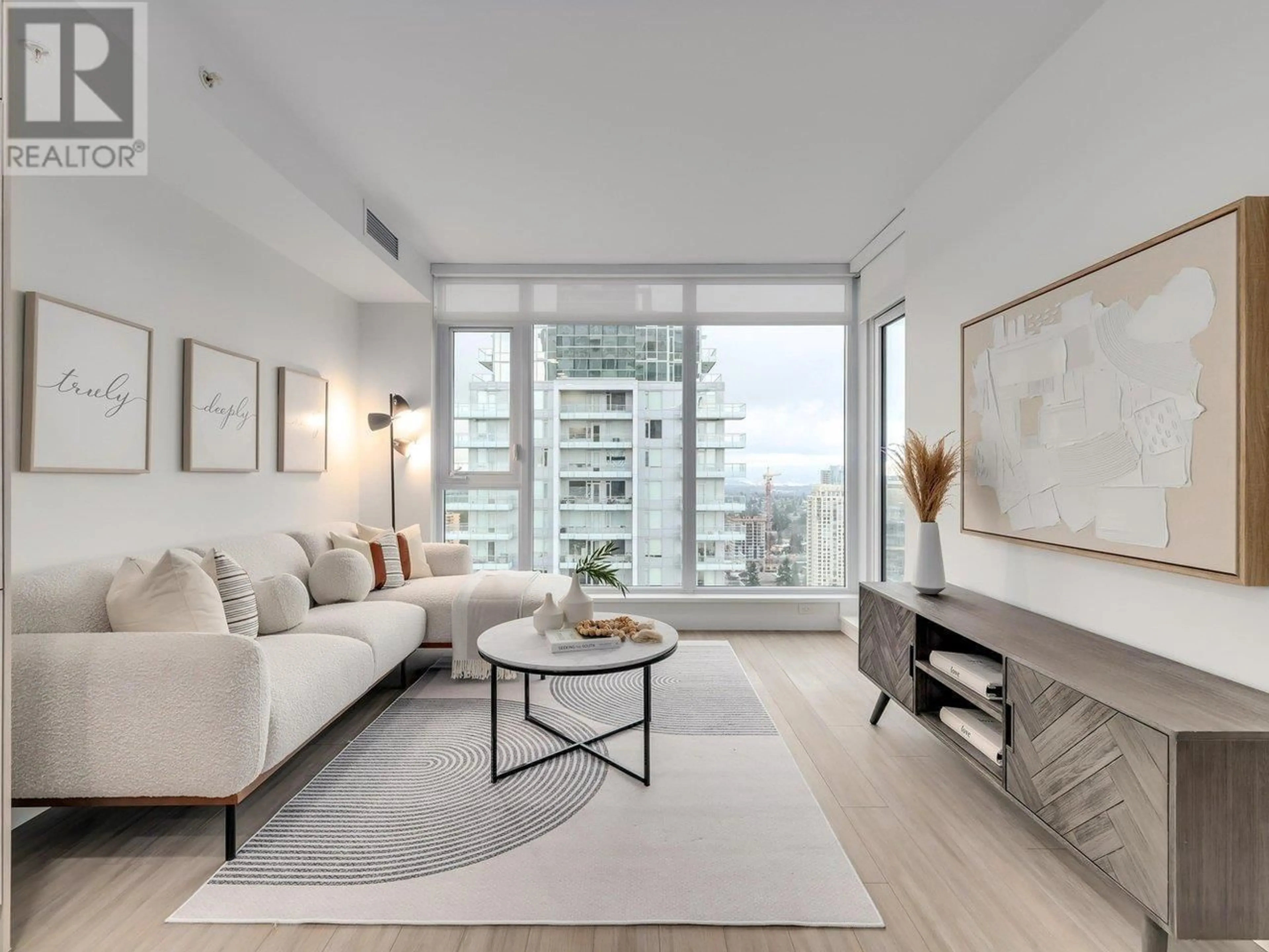 Living room, wood floors for 3101 4458 BERESFORD STREET, Burnaby British Columbia V5H0J1