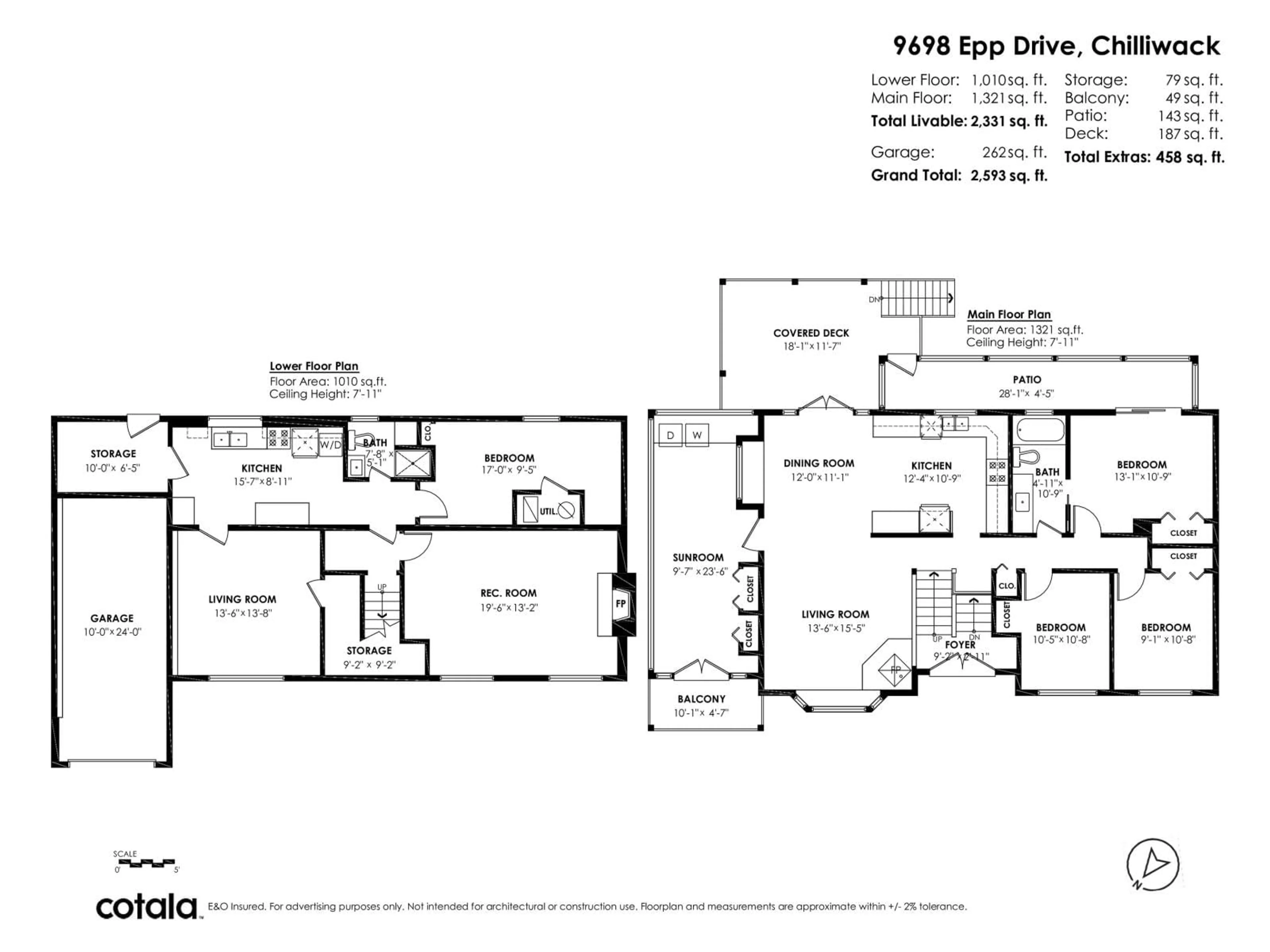 Floor plan for 9698 EPP DRIVE, Chilliwack British Columbia V2P6N6