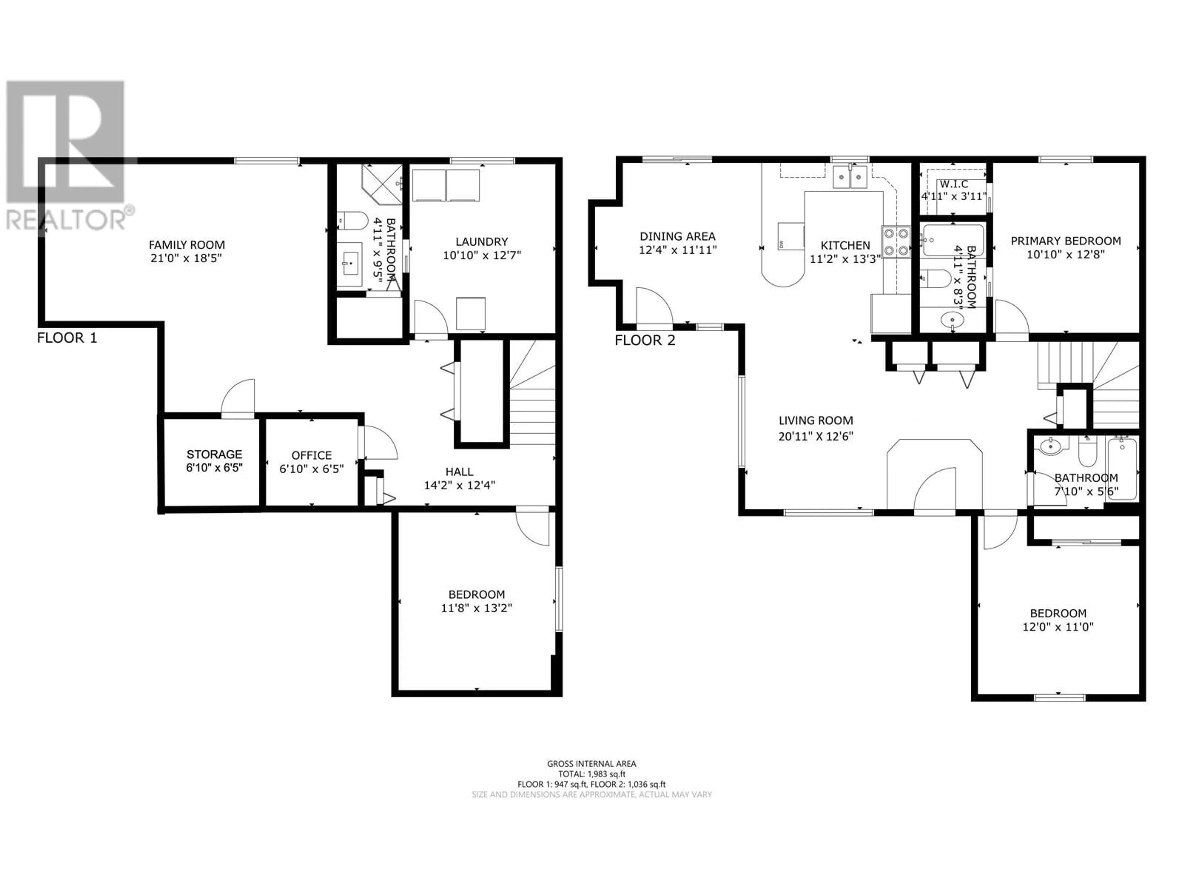 Floor plan for 11316 97 STREET, Fort St. John British Columbia V1J7H8