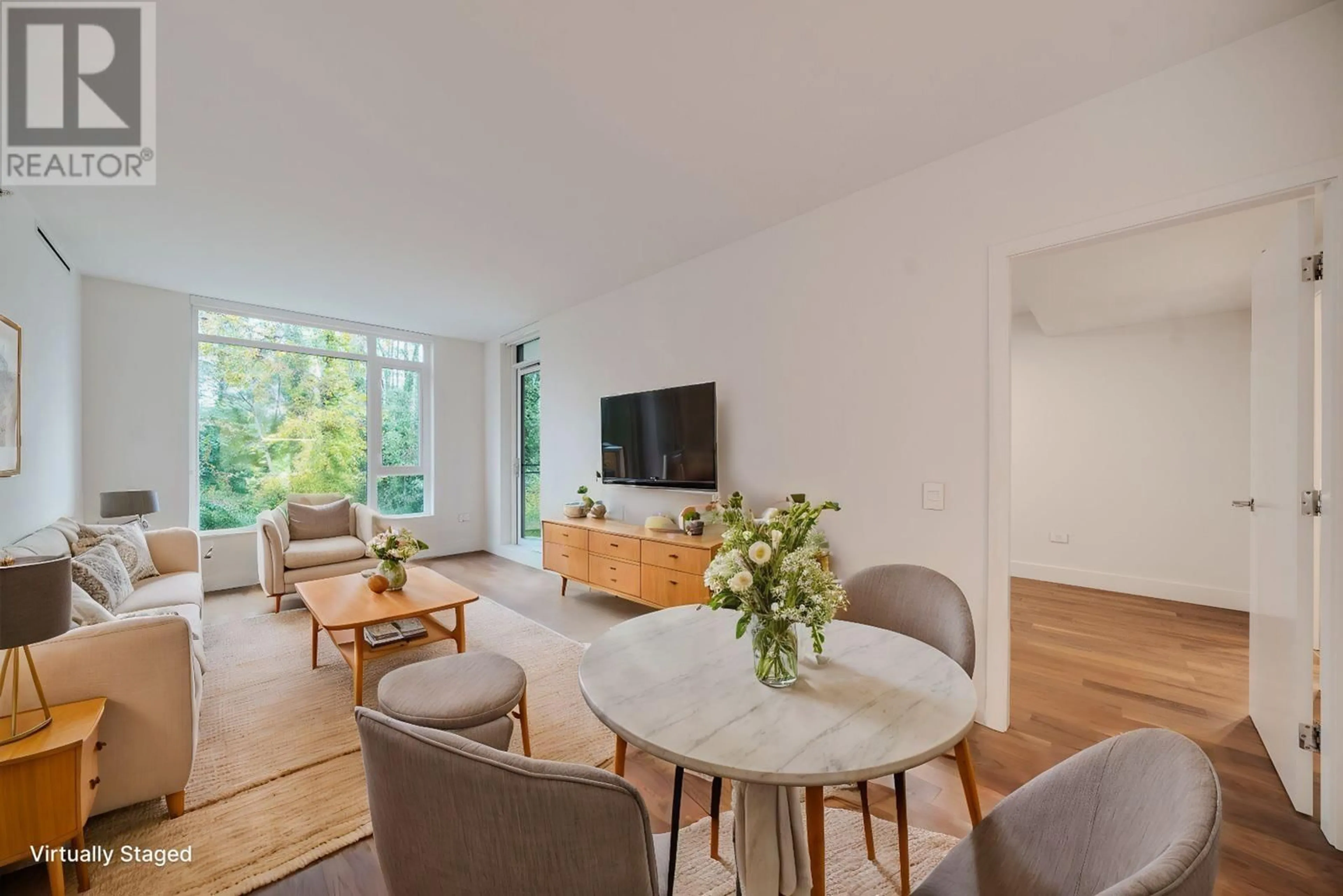 Living room, wood floors for 304 7428 ALBERTA STREET, Vancouver British Columbia V5X0J5