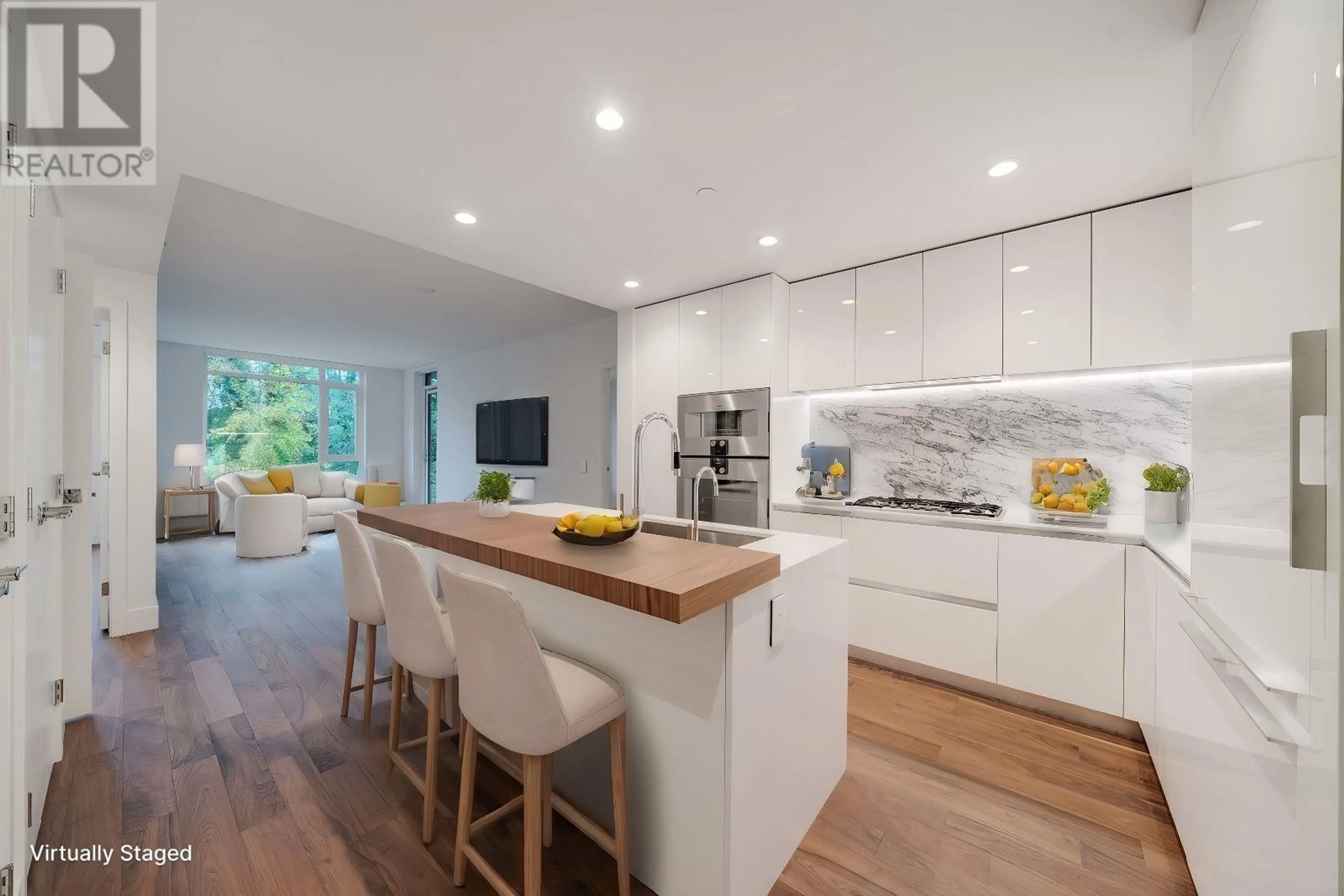 Open concept kitchen for 304 7428 ALBERTA STREET, Vancouver British Columbia V5X0J5