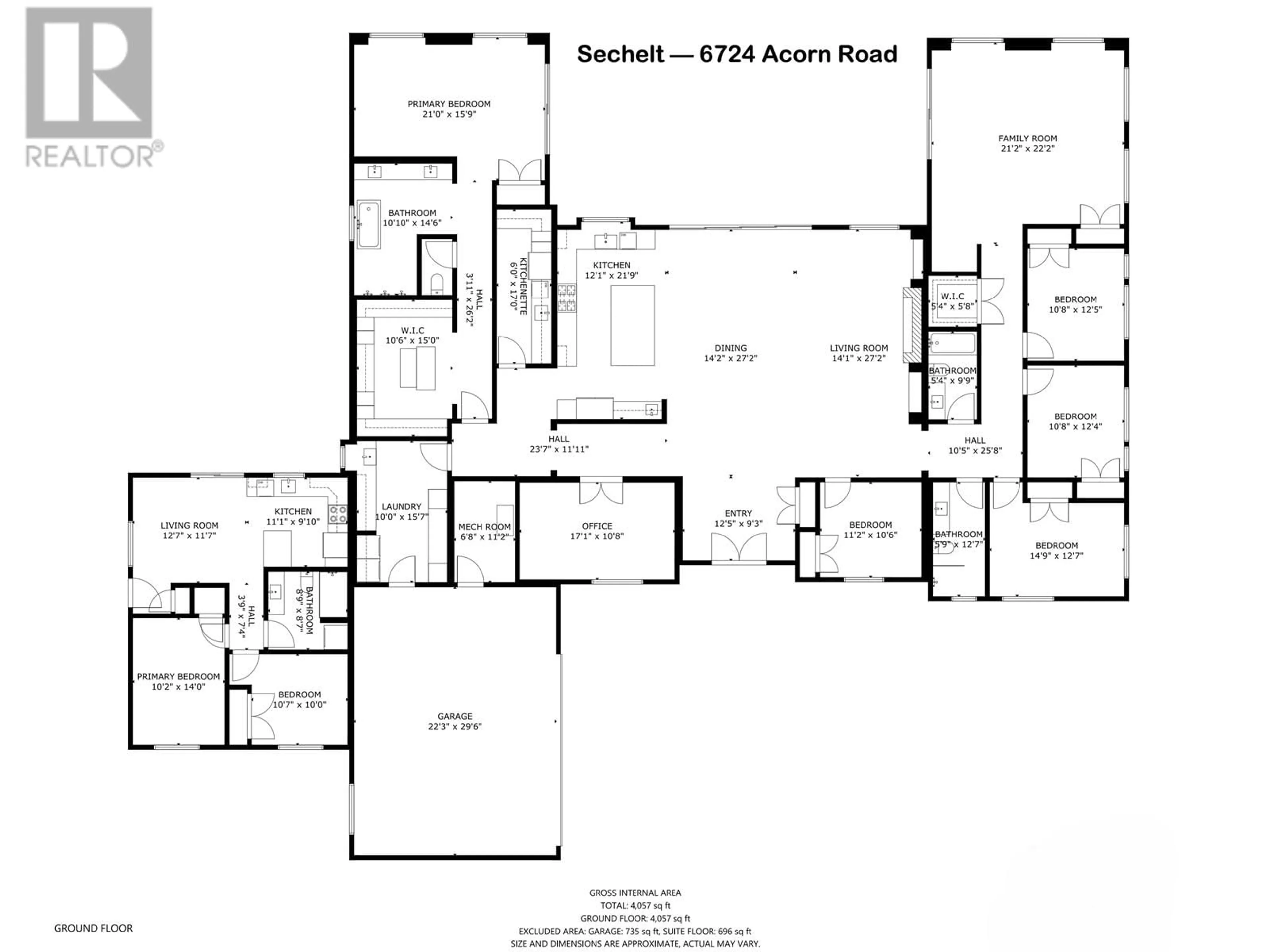 Floor plan for 6724 ACORN ROAD, Sechelt British Columbia V7Z0N3