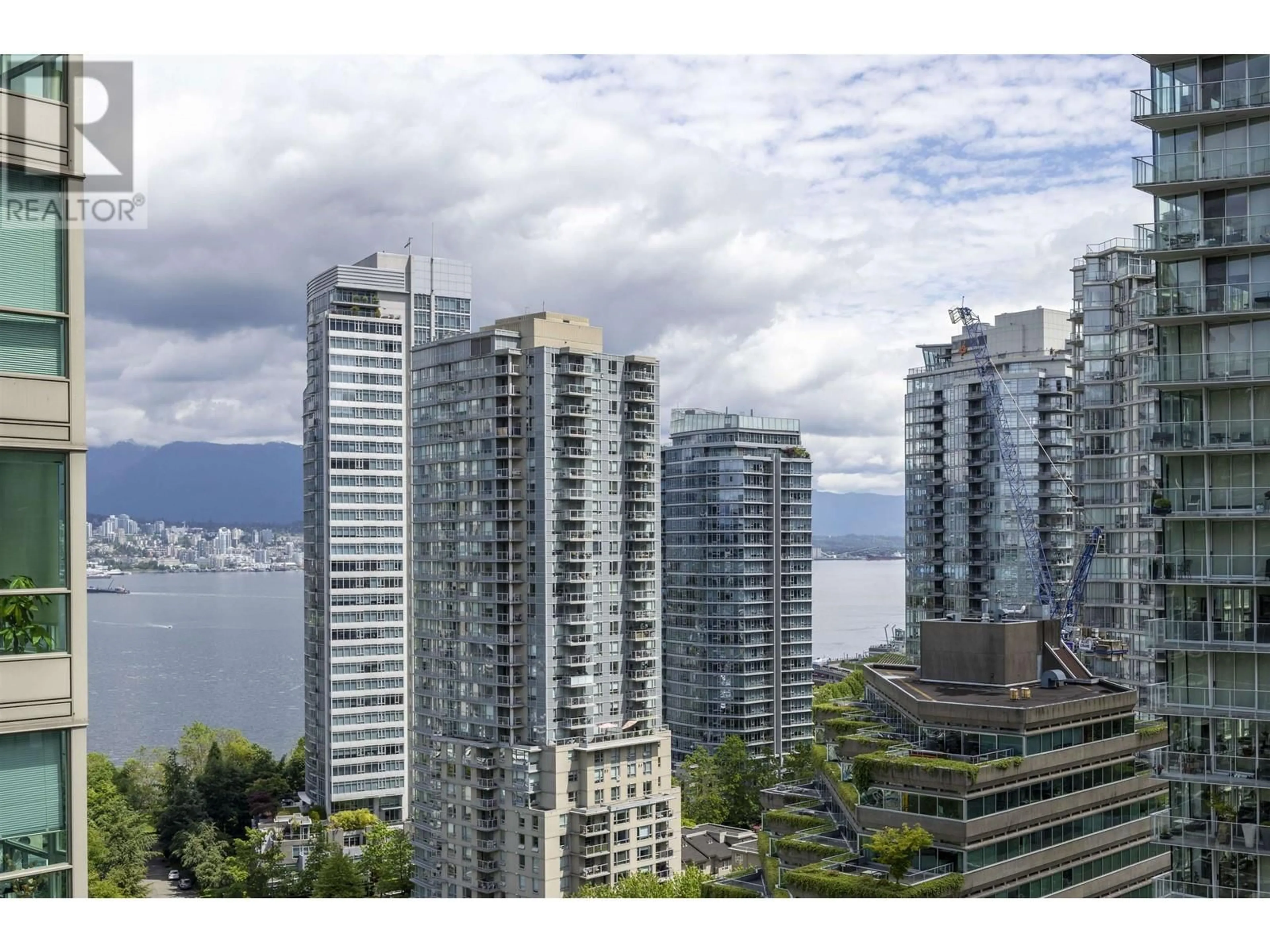 A pic from exterior of the house or condo, the view of city buildings for 2201 1328 W PENDER STREET, Vancouver British Columbia V6E4T1