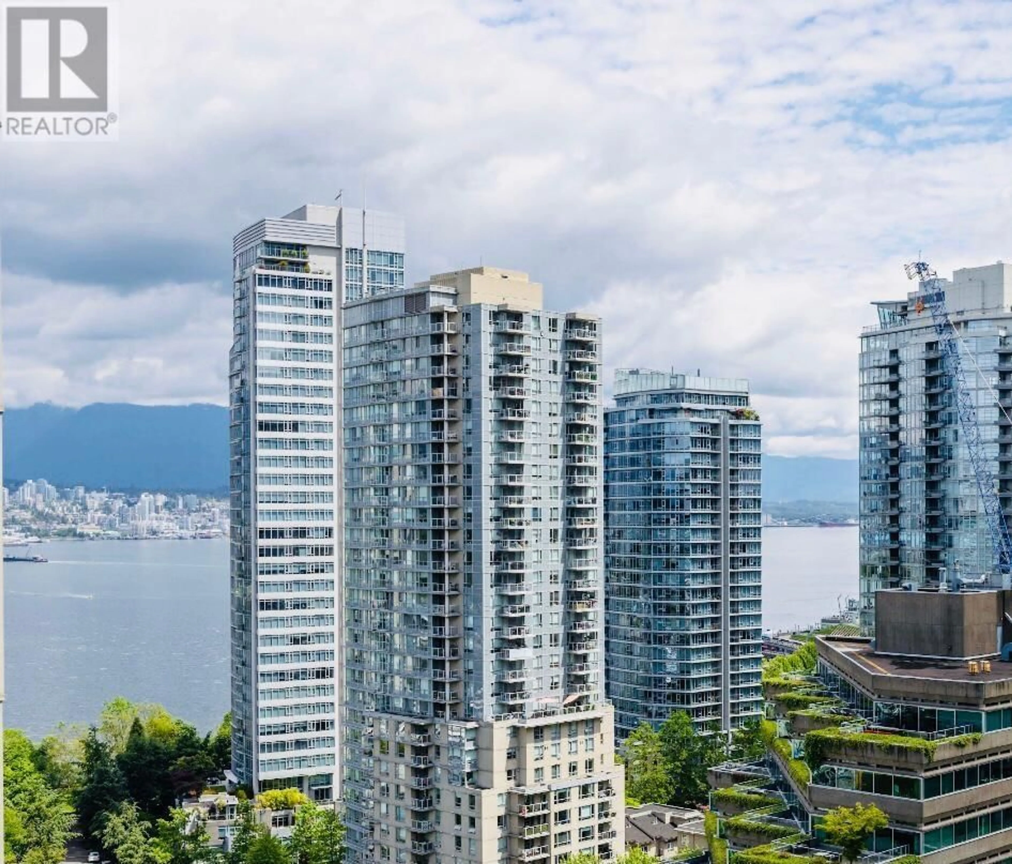 A pic from exterior of the house or condo, the view of city buildings for 2201 1328 W PENDER STREET, Vancouver British Columbia V6E4T1