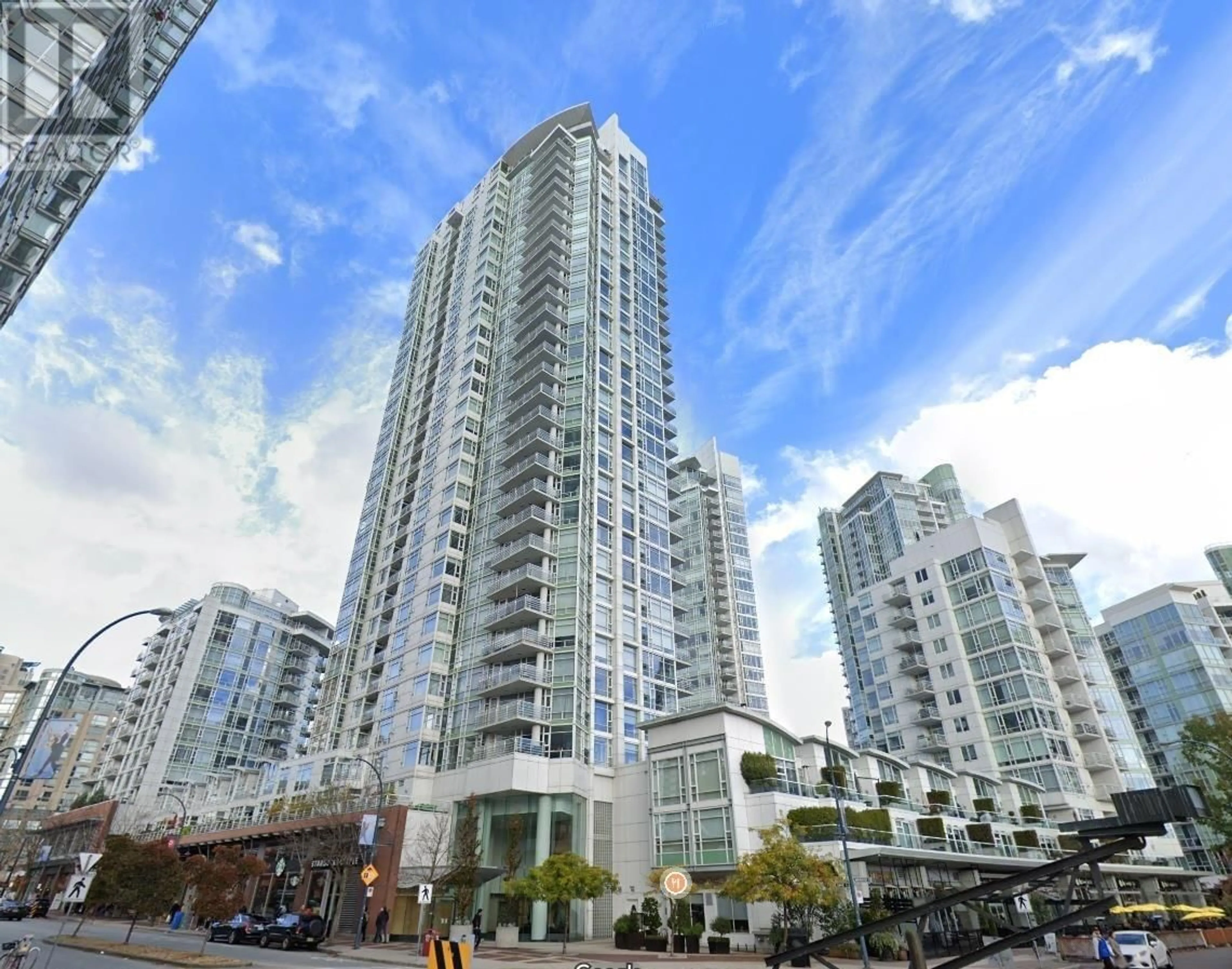 A pic from exterior of the house or condo, the front or back of building for 3203 1199 MARINASIDE CRESCENT, Vancouver British Columbia V6Z2Y2