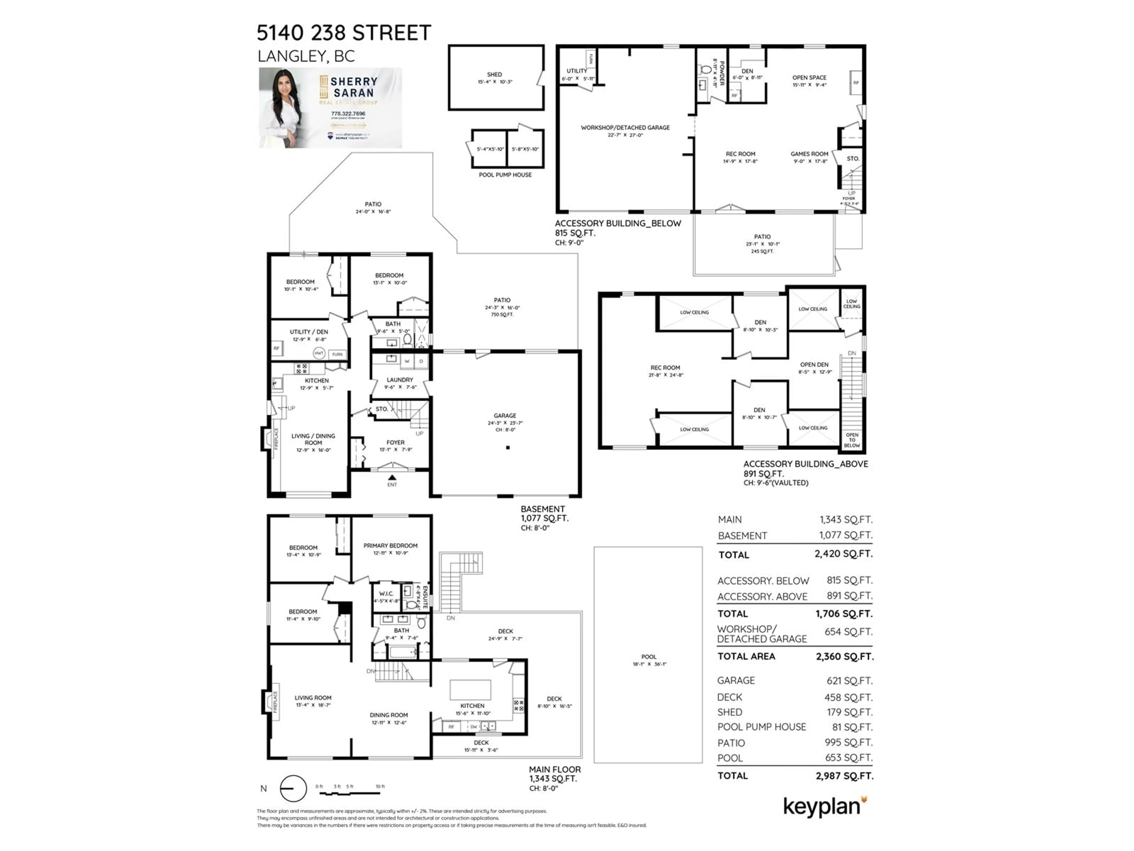 Floor plan for 5140 238 STREET, Langley British Columbia V2Z2P3