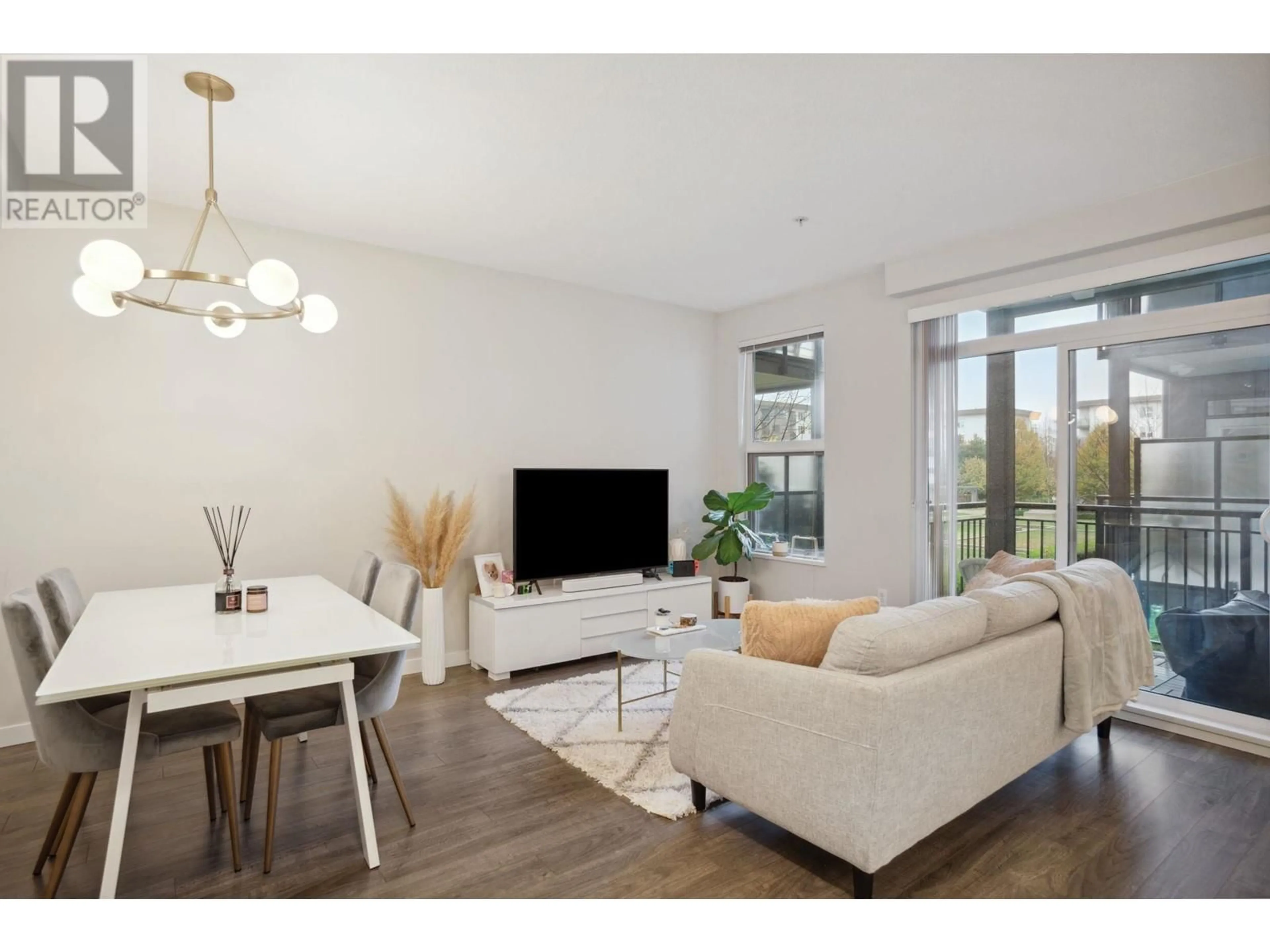 Living room, wood floors for 210 9388 TOMICKI AVENUE, Richmond British Columbia V6X0P1