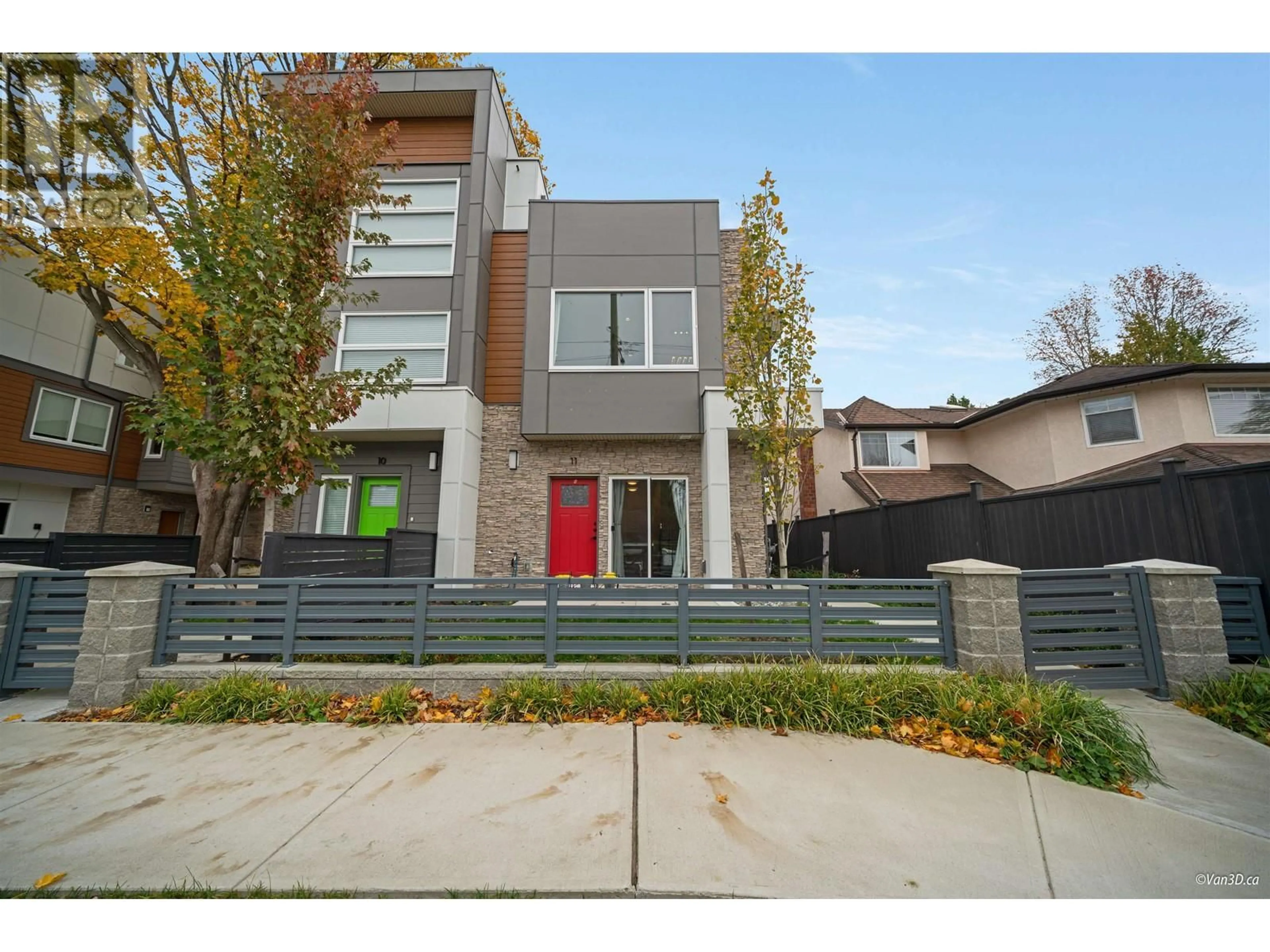 A pic from exterior of the house or condo, the street view for 11 7000 WILLIAMS ROAD, Richmond British Columbia V7A1E6