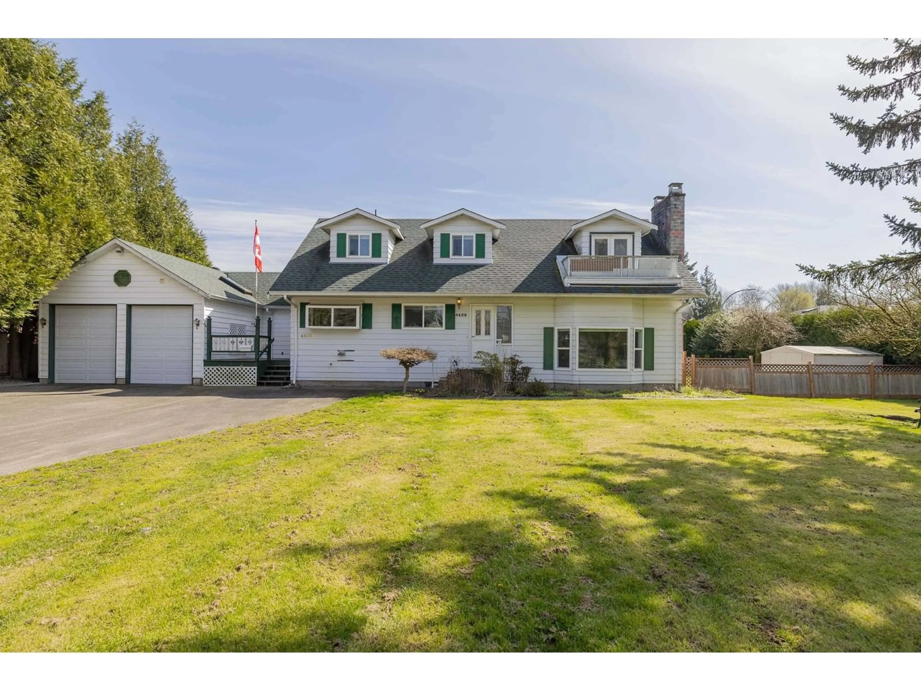 A pic from outside/outdoor area/front of a property/back of a property/a pic from drone, street for 4458 BENZ, Langley British Columbia V2Z1L5