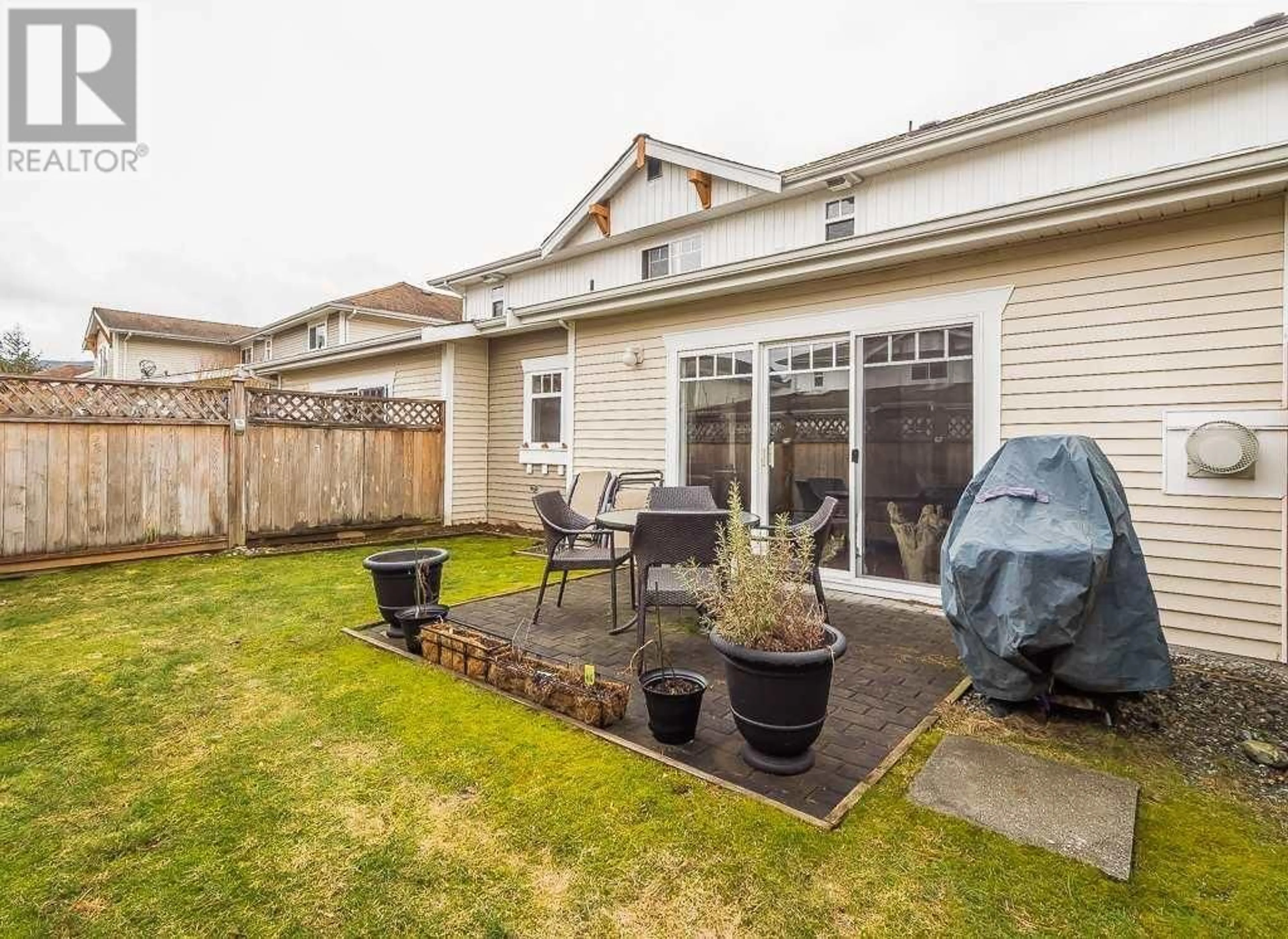 Patio, the fenced backyard for 21 1821 WILLOW CRESCENT, Squamish British Columbia V8B0L9