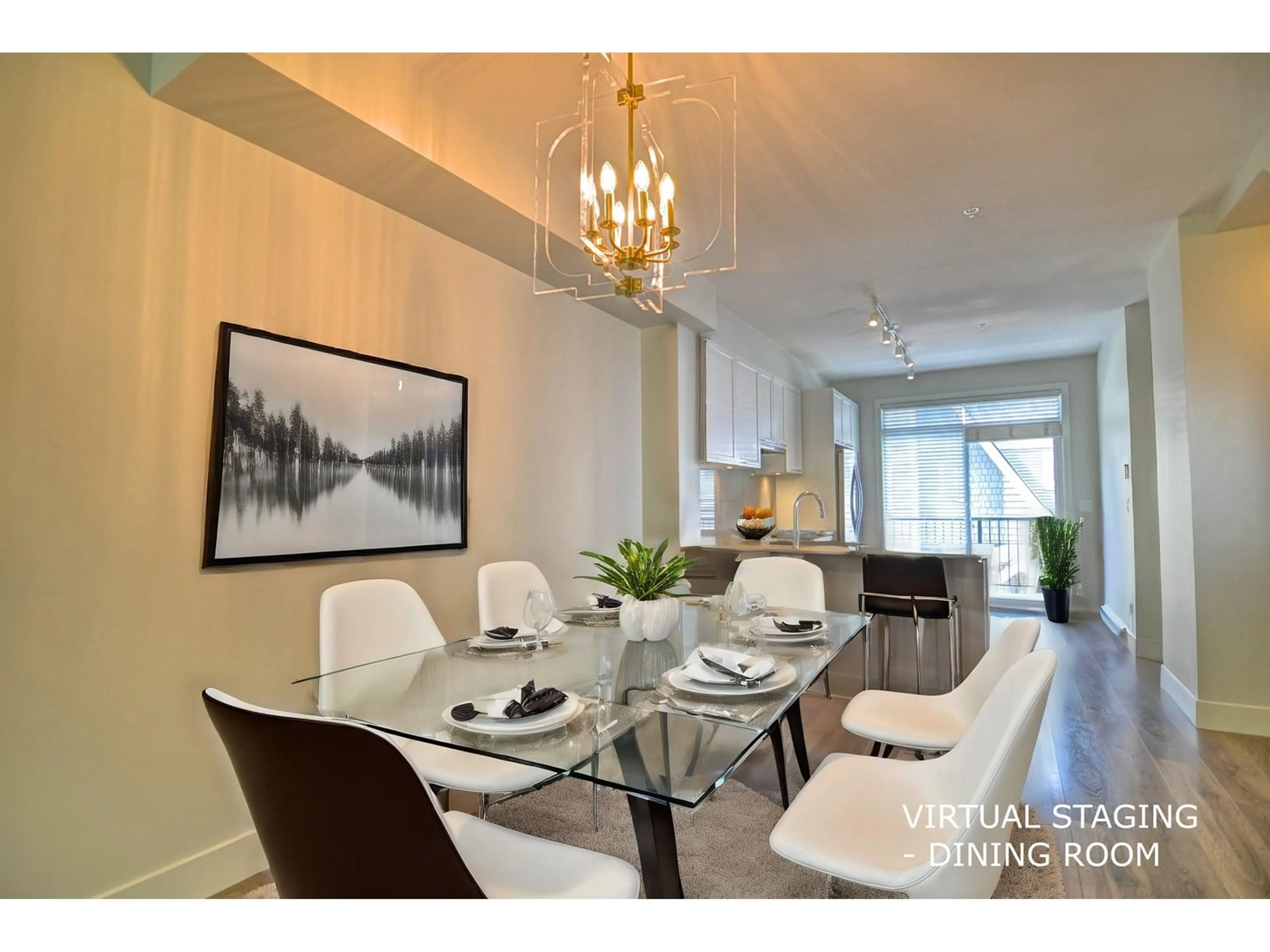 Dining room, wood floors for 40 8217 204B STREET, Langley British Columbia V2Y0V6