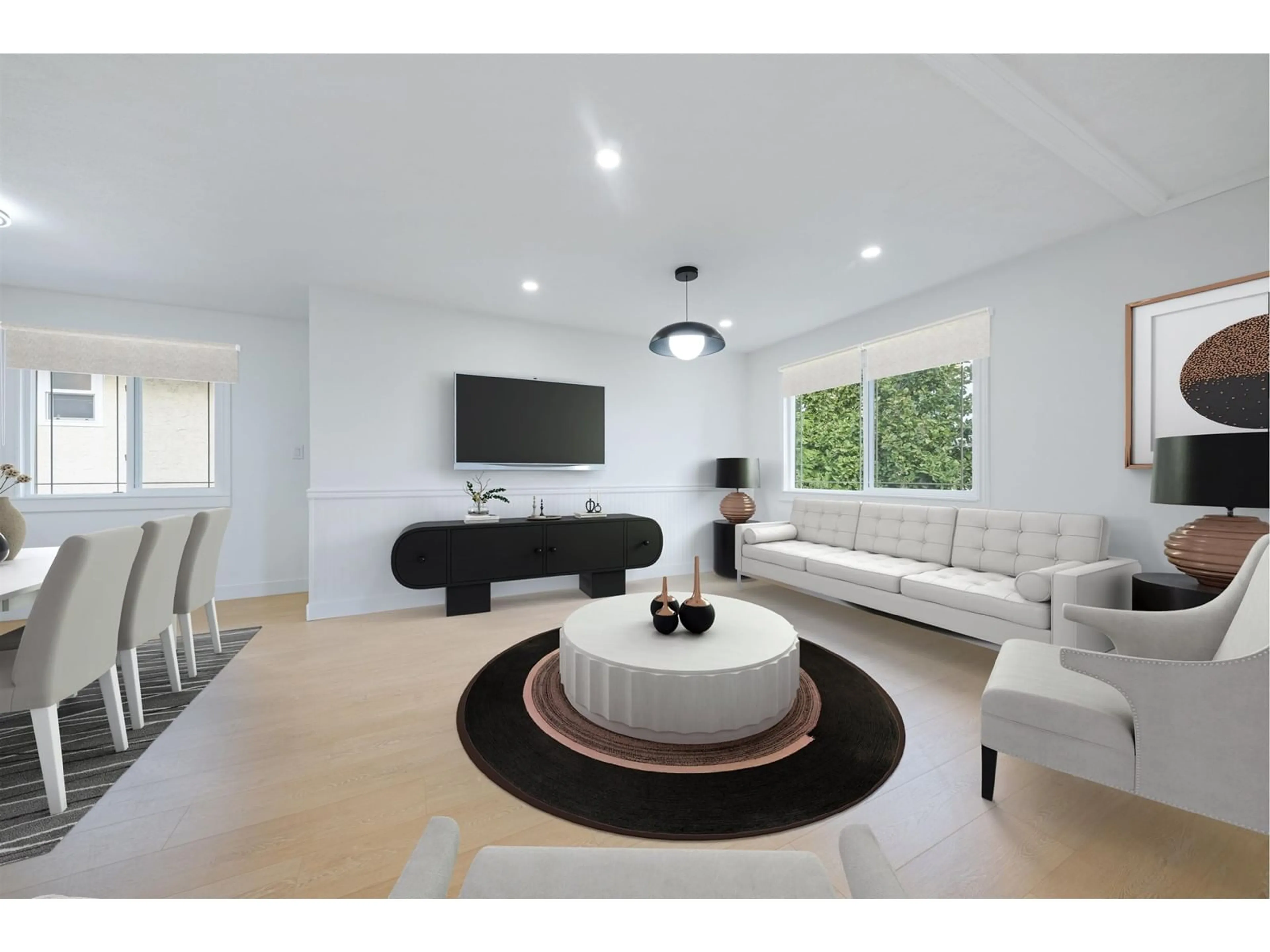 Living room, wood floors for 6582 197 STREET, Langley British Columbia V2Y1A8