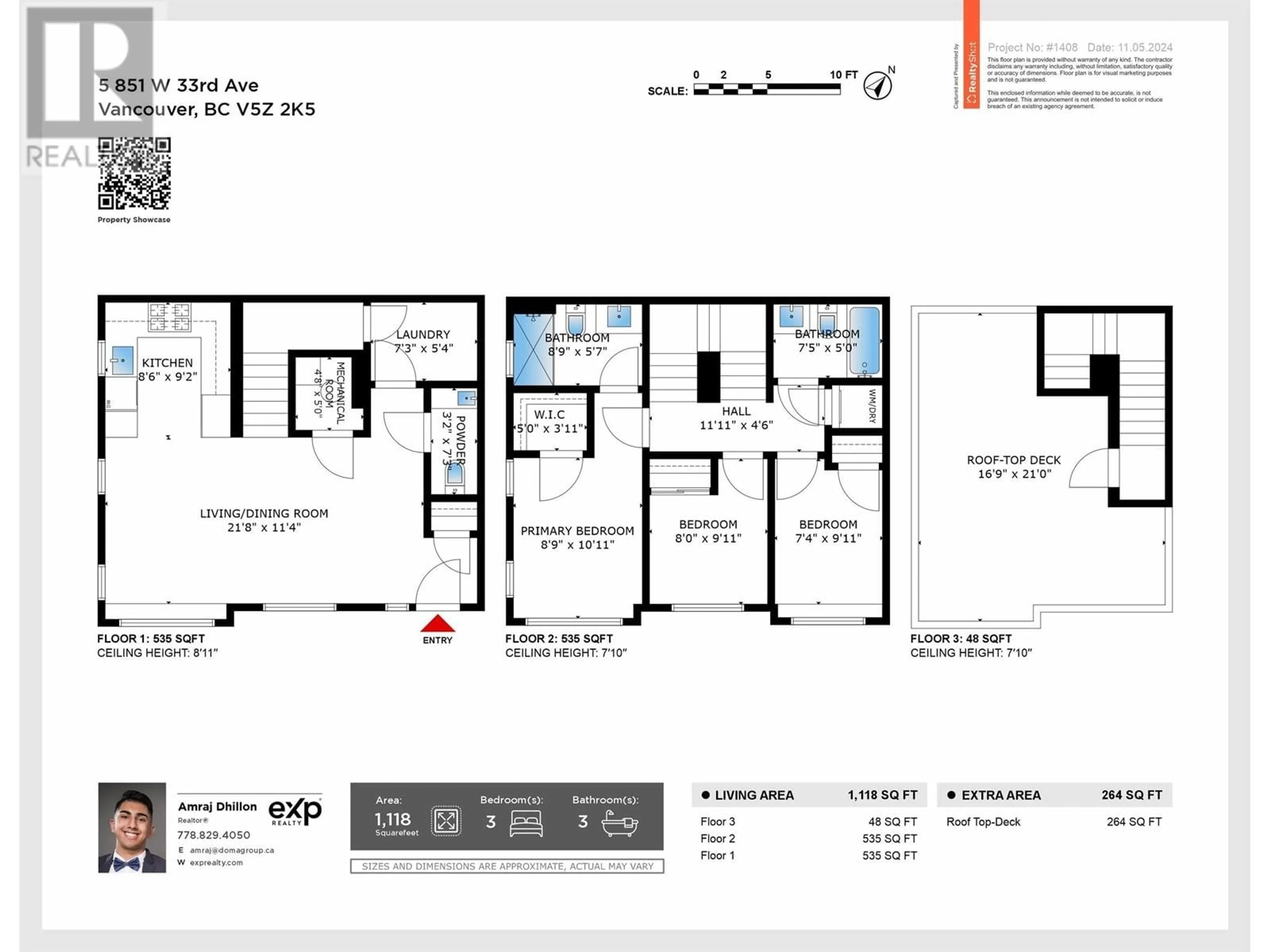 Floor plan for 895 W 33RD AVENUE, Vancouver British Columbia V5Z2K5