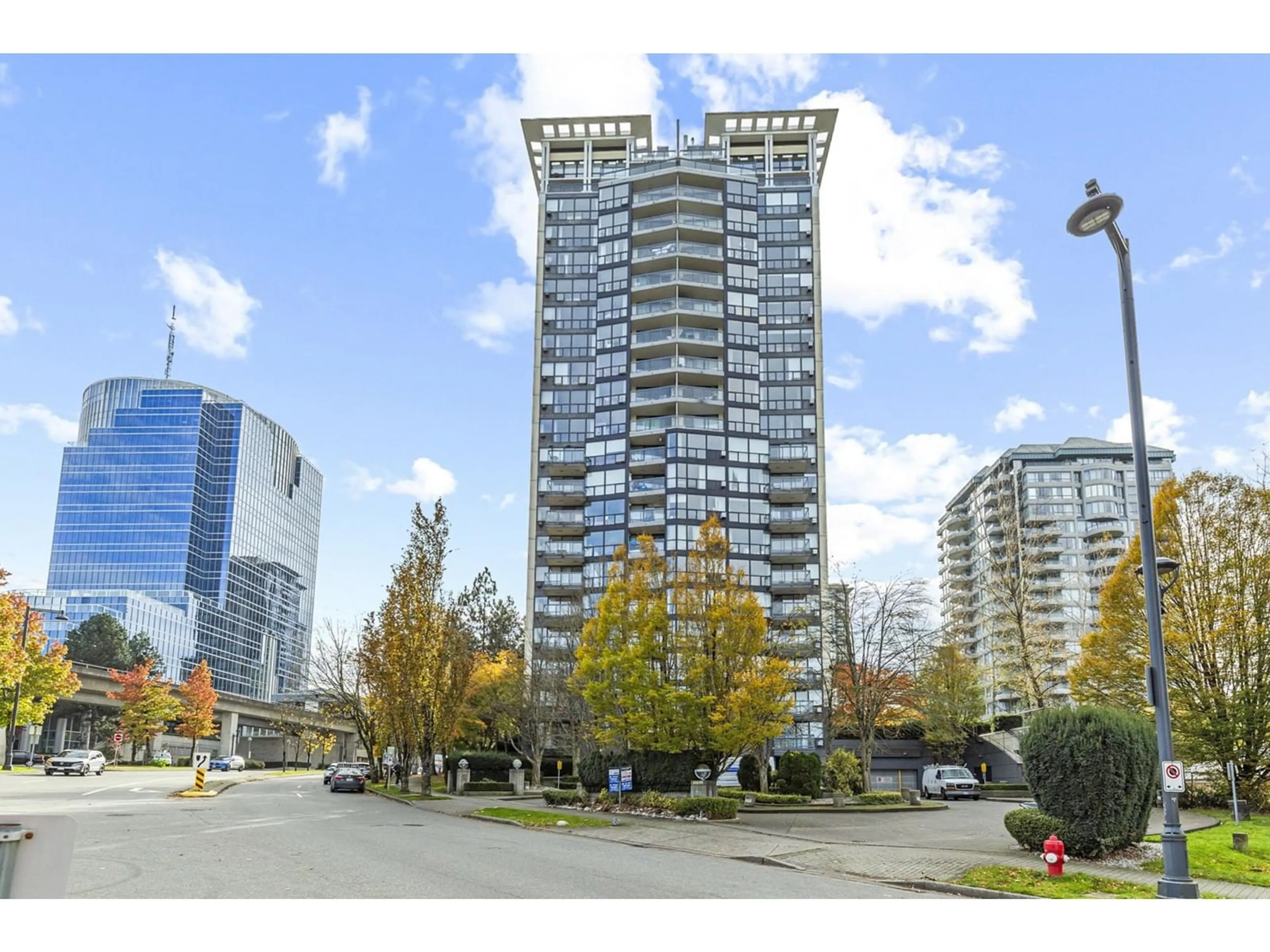 A pic from exterior of the house or condo, the street view for 2102 10899 UNIVERSITY DRIVE, Surrey British Columbia V3T5V2