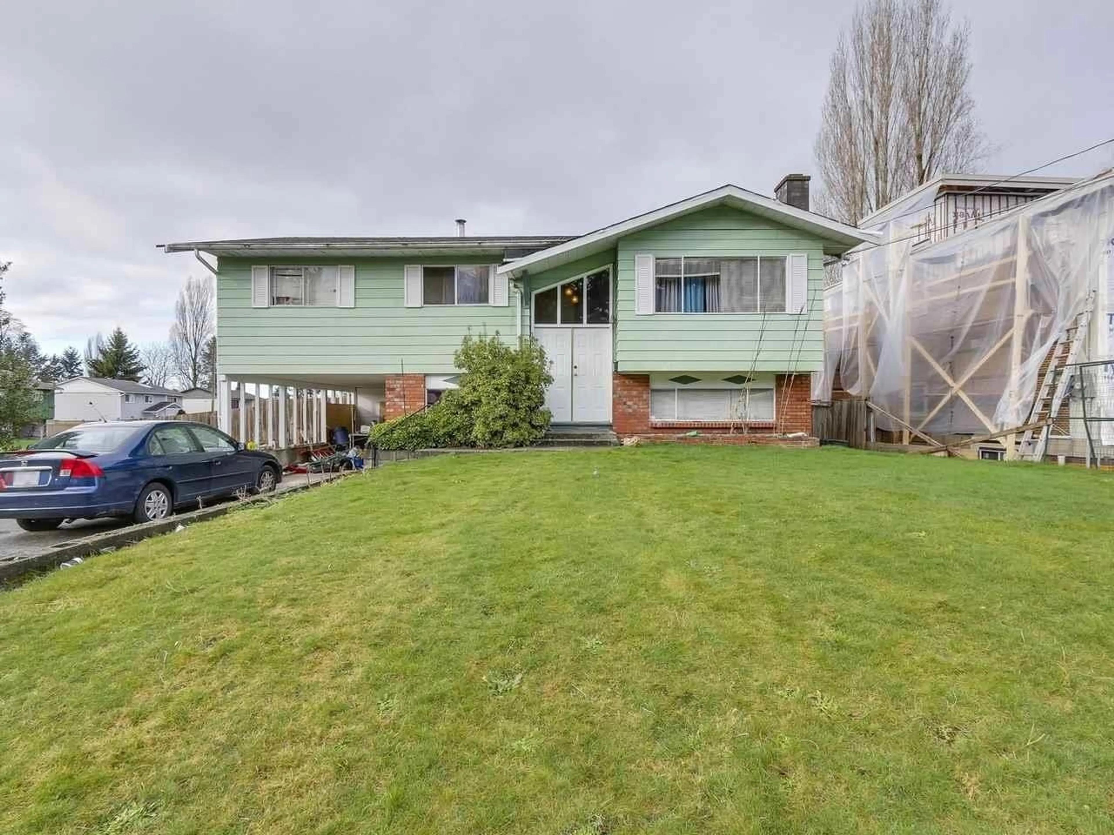 Frontside or backside of a home, the fenced backyard for 7875 SWANSON DRIVE, Delta British Columbia V4C5E1