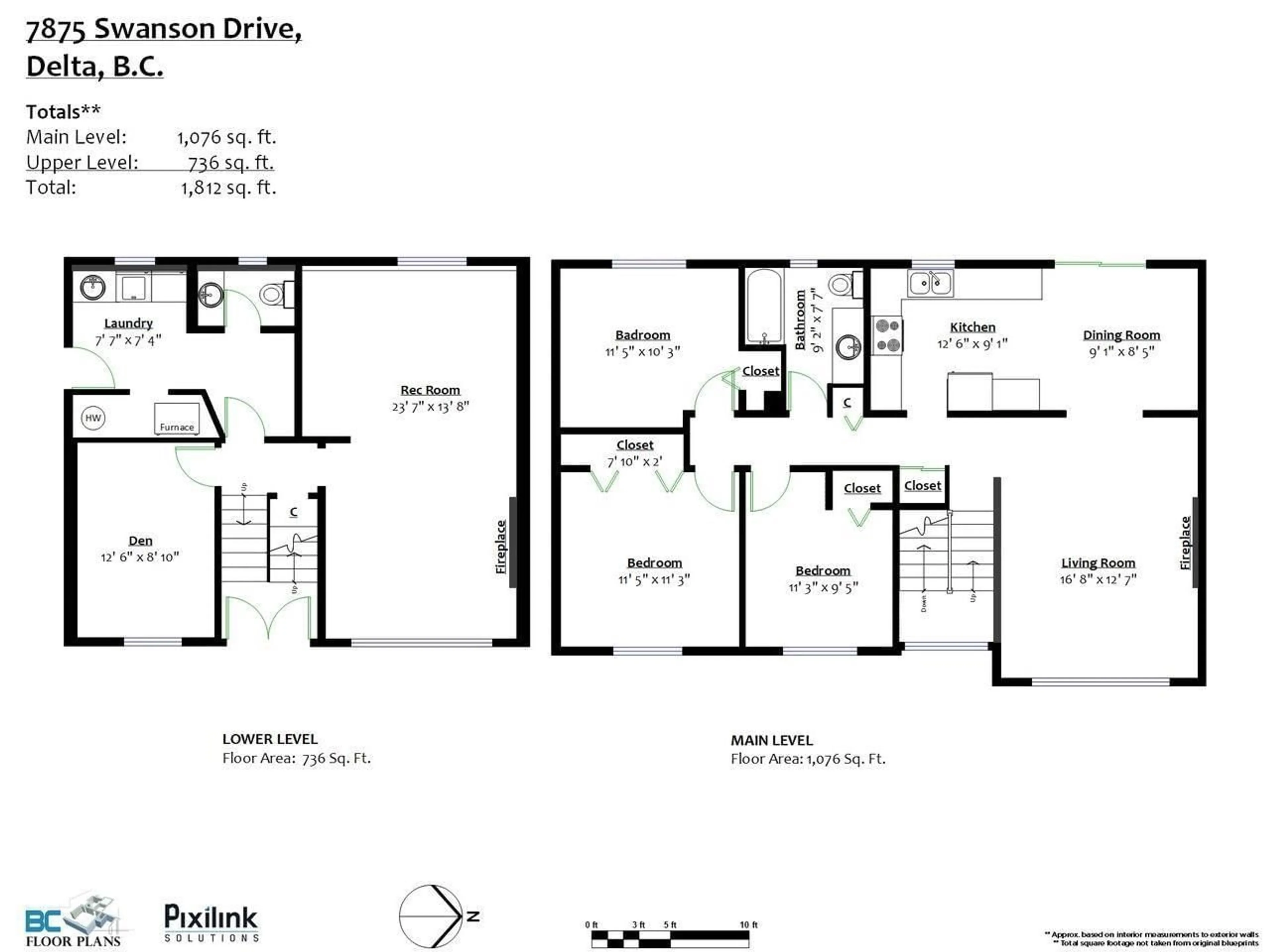 Floor plan for 7875 SWANSON DRIVE, Delta British Columbia V4C5E1