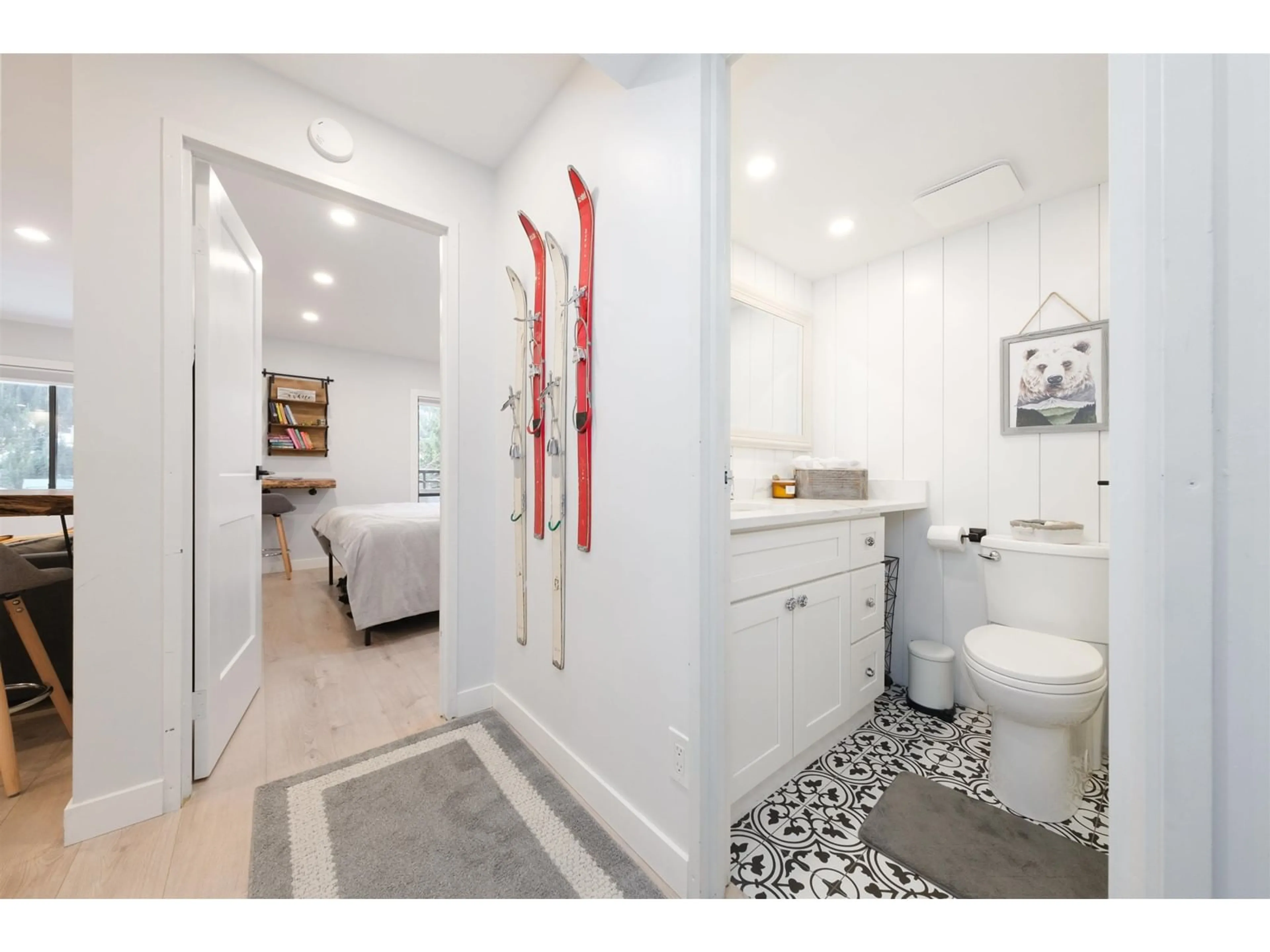 Bathroom, ceramic floors for 205B 21000 ENZIAN WAY, Agassiz British Columbia V0M1A1