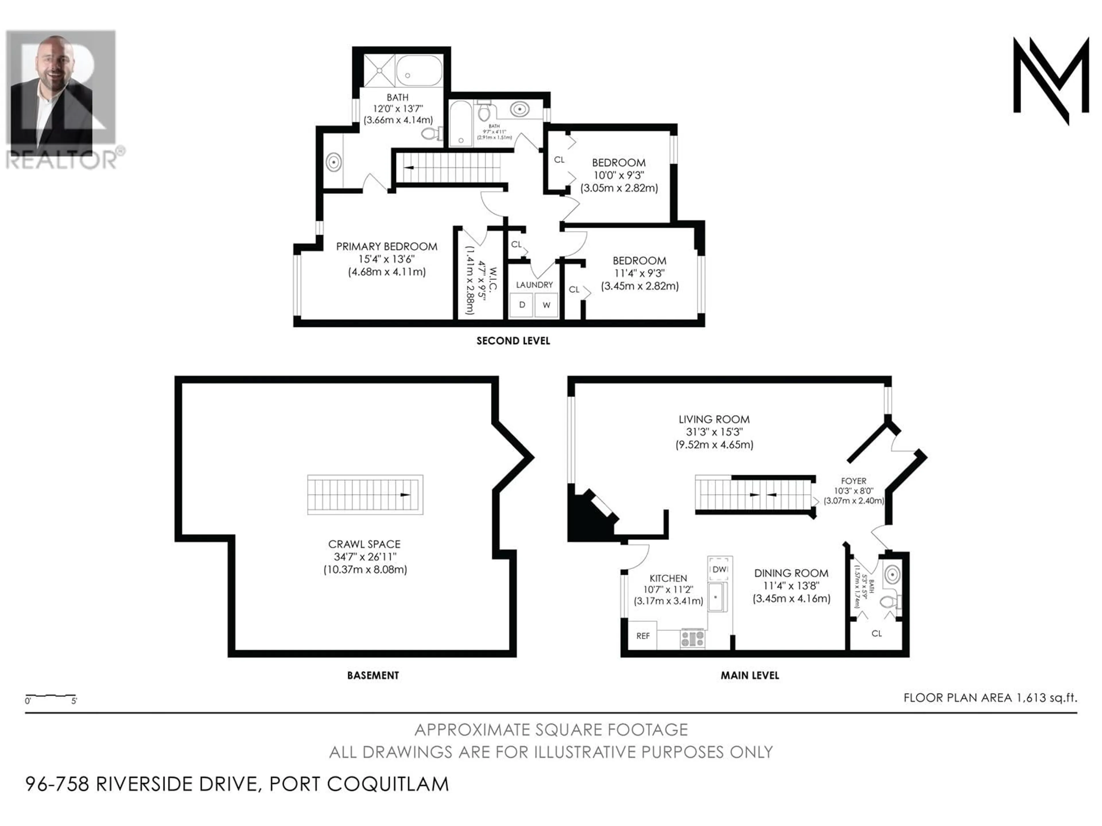 Floor plan for 96 758 RIVERSIDE DRIVE, Port Coquitlam British Columbia V3B7V8