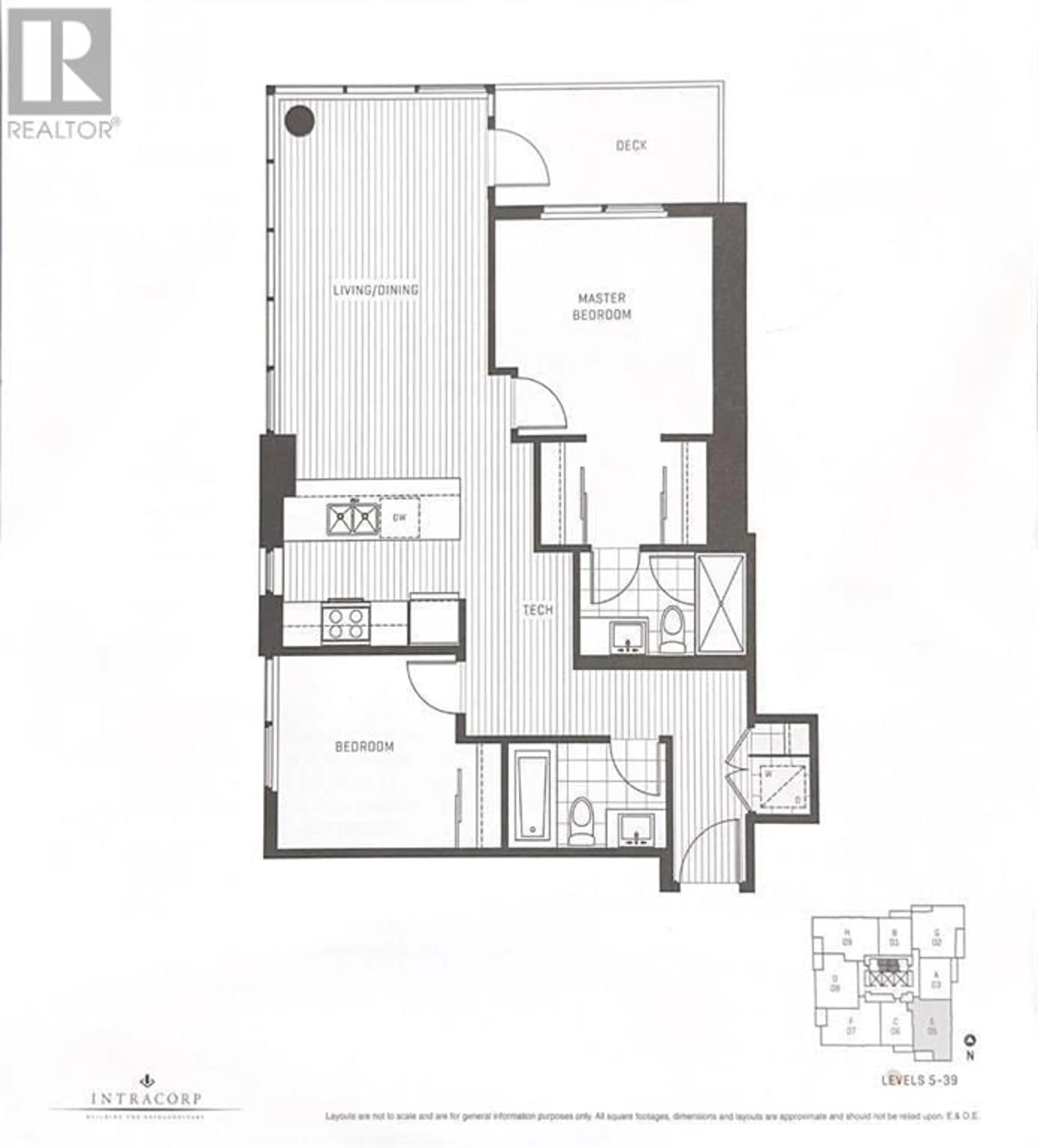 Floor plan for 1805 6461 TELFORD AVENUE, Burnaby British Columbia V5H0B7