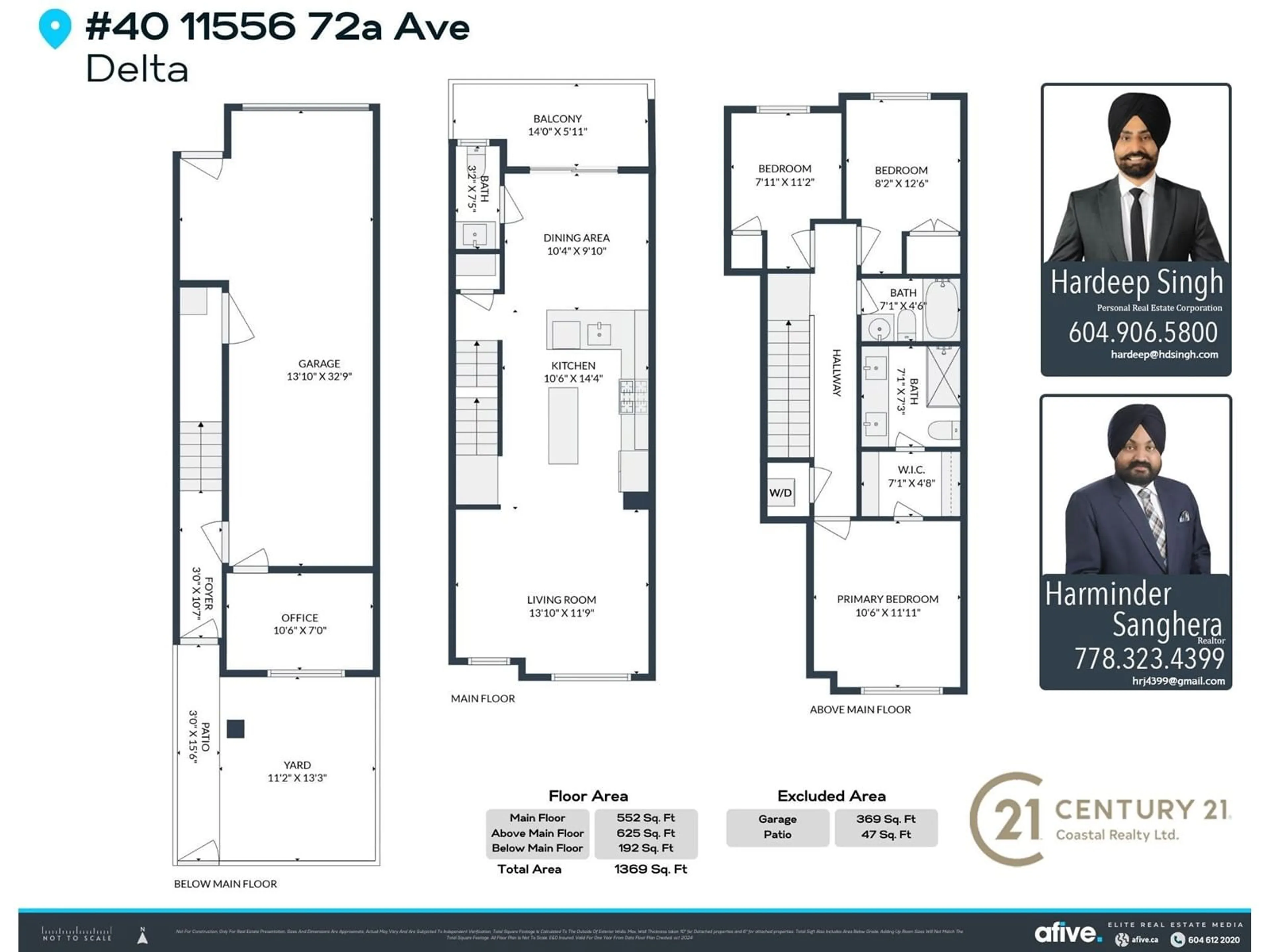 Floor plan for 40 11556 72A AVENUE, Delta British Columbia V4C1A9