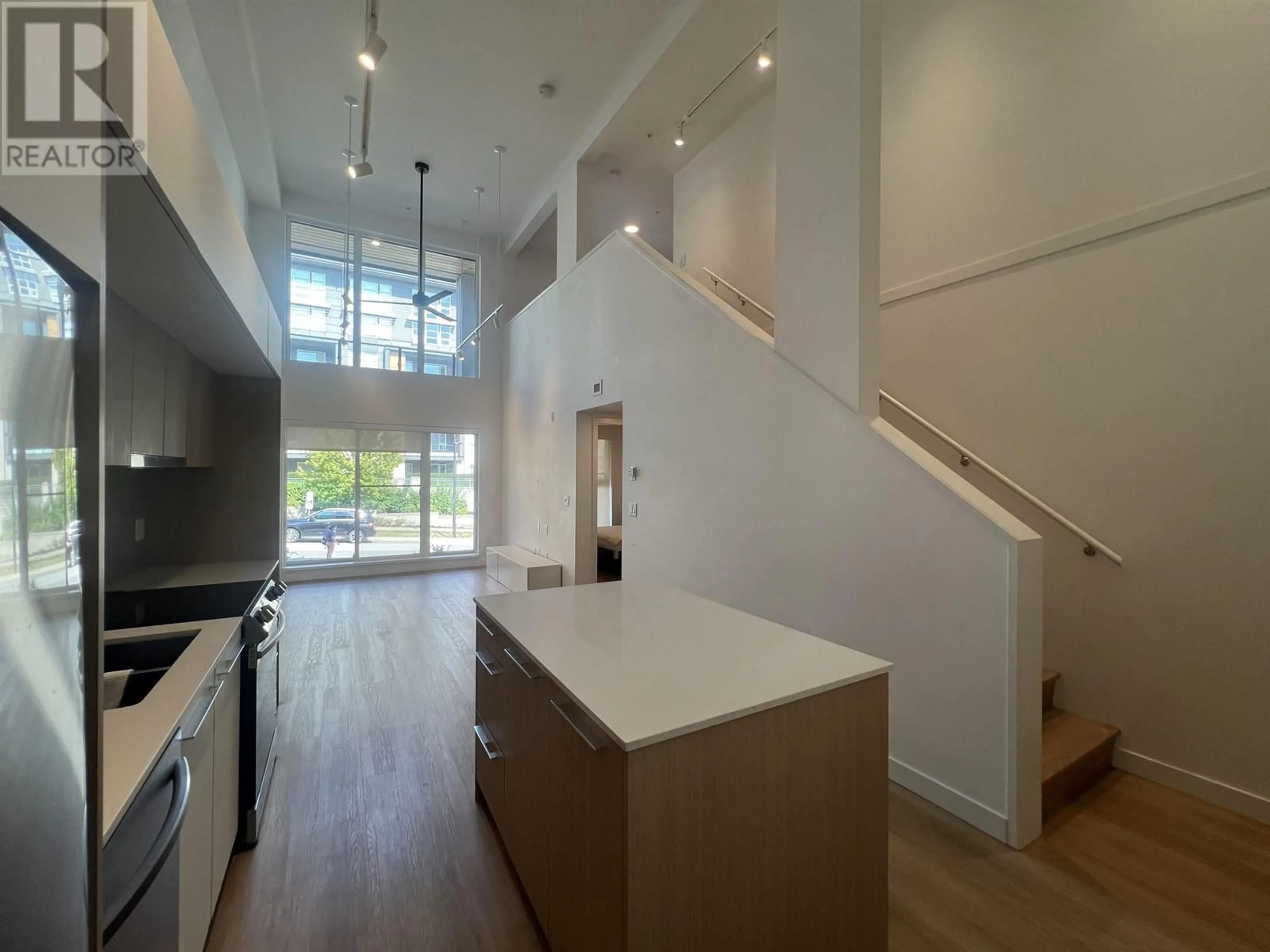 Open concept kitchen for 318 9888 UNIVERSITY CRESCENT, Burnaby British Columbia V5A0G4