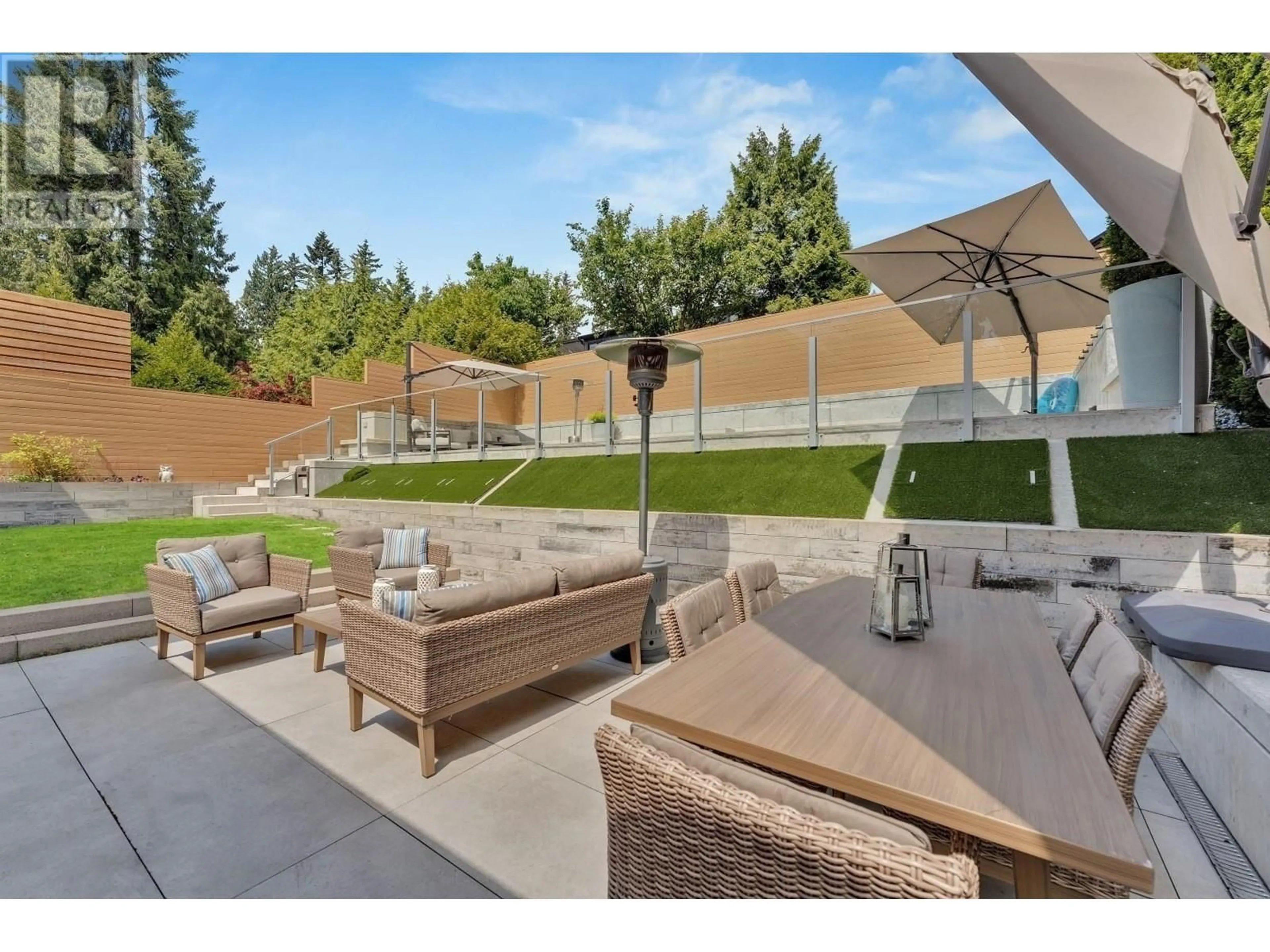 Patio, the fenced backyard for 1209 CYPRESS PLACE, Port Moody British Columbia V3H3Y7